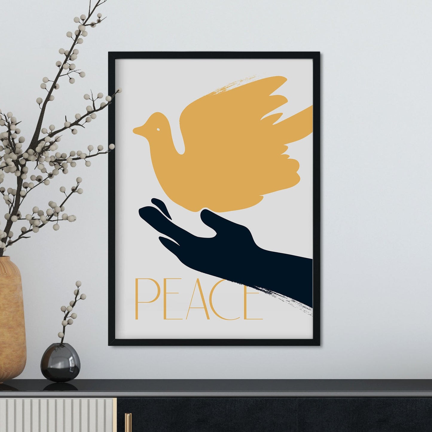 Give Peace-Artwork-Nacnic-Nacnic Estudio SL