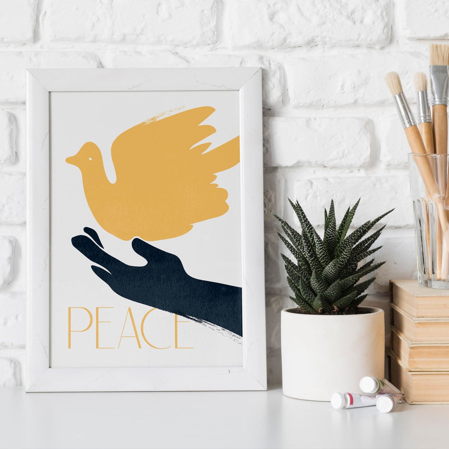 Give Peace-Artwork-Nacnic-Nacnic Estudio SL