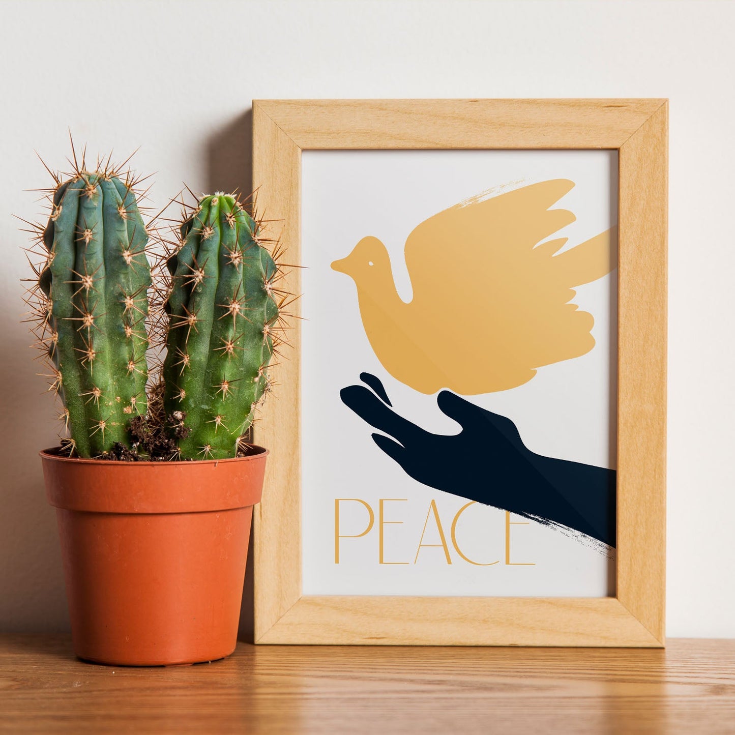 Give Peace-Artwork-Nacnic-Nacnic Estudio SL
