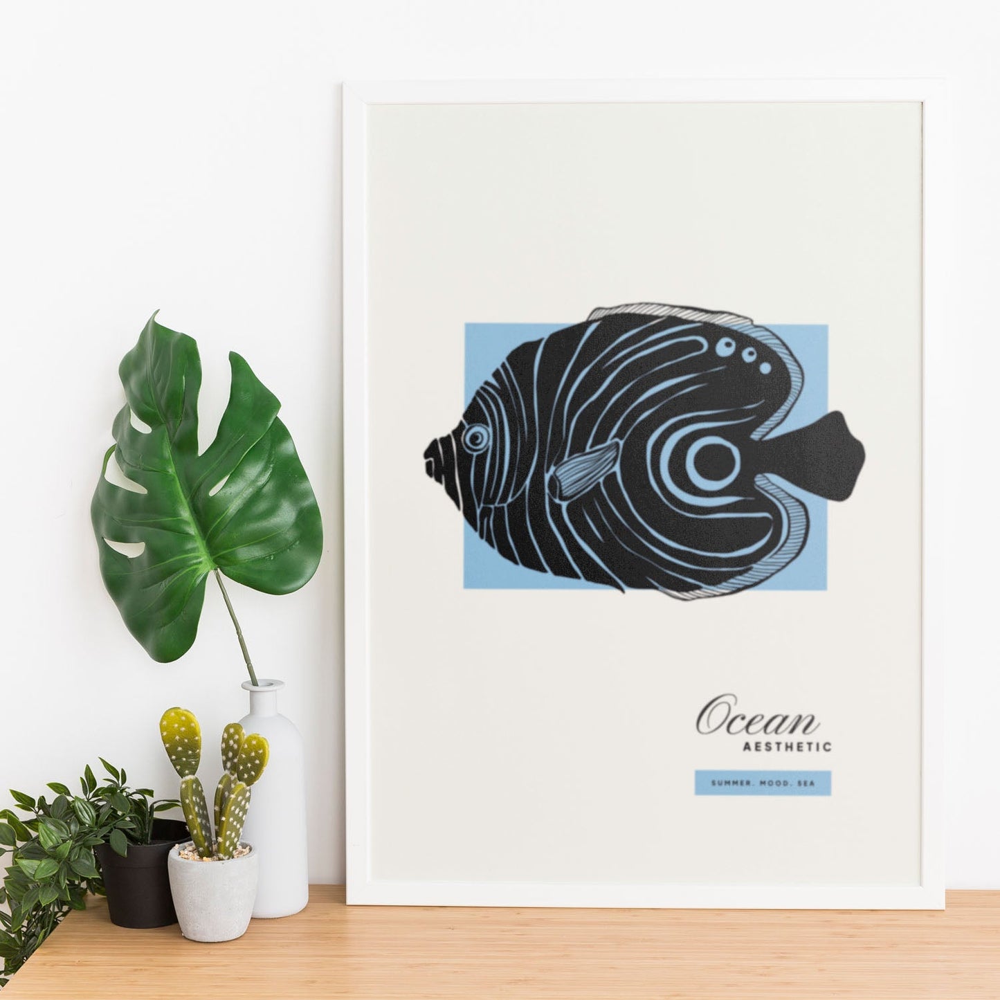 Golden Disous Fish-Artwork-Nacnic-Nacnic Estudio SL