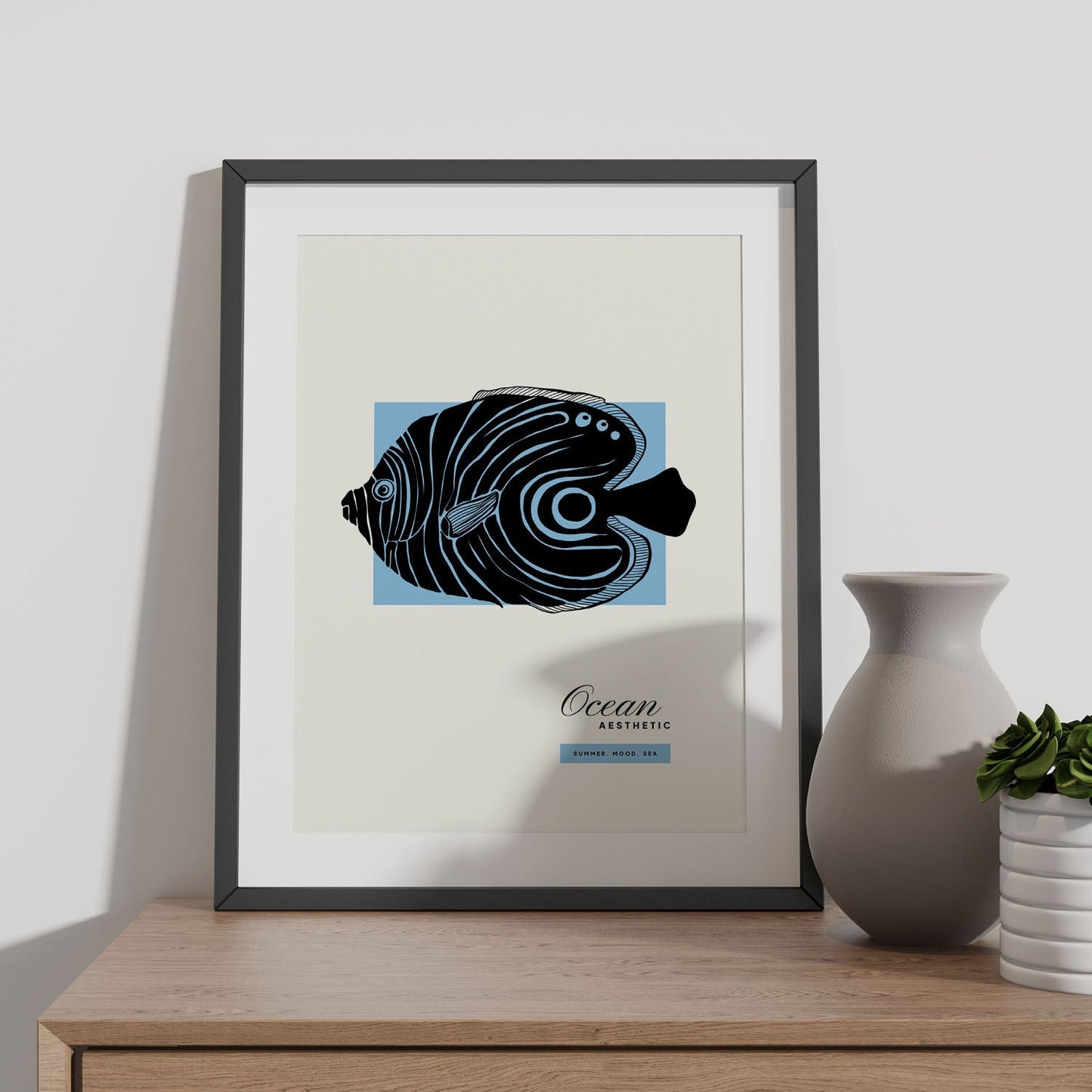 Golden Disous Fish-Artwork-Nacnic-Nacnic Estudio SL