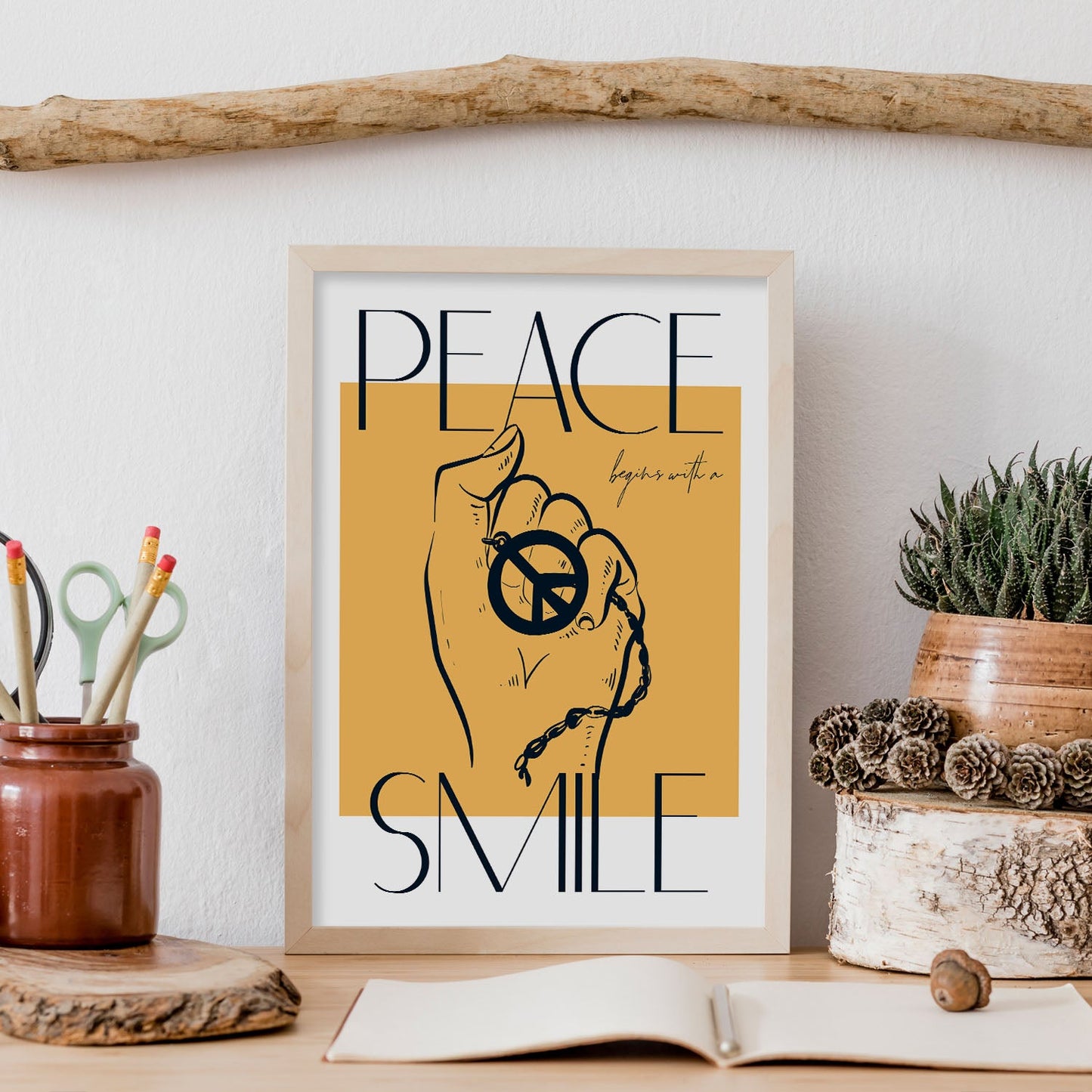 Grab peace-Artwork-Nacnic-Nacnic Estudio SL