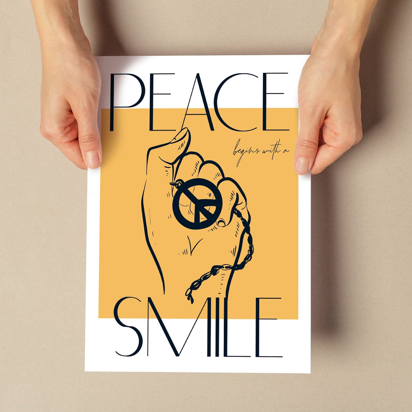 Grab peace-Artwork-Nacnic-Nacnic Estudio SL