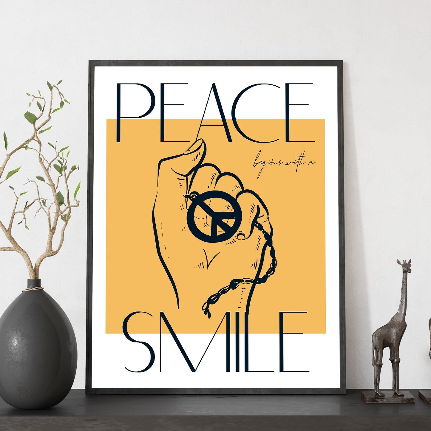 Grab peace-Artwork-Nacnic-Nacnic Estudio SL