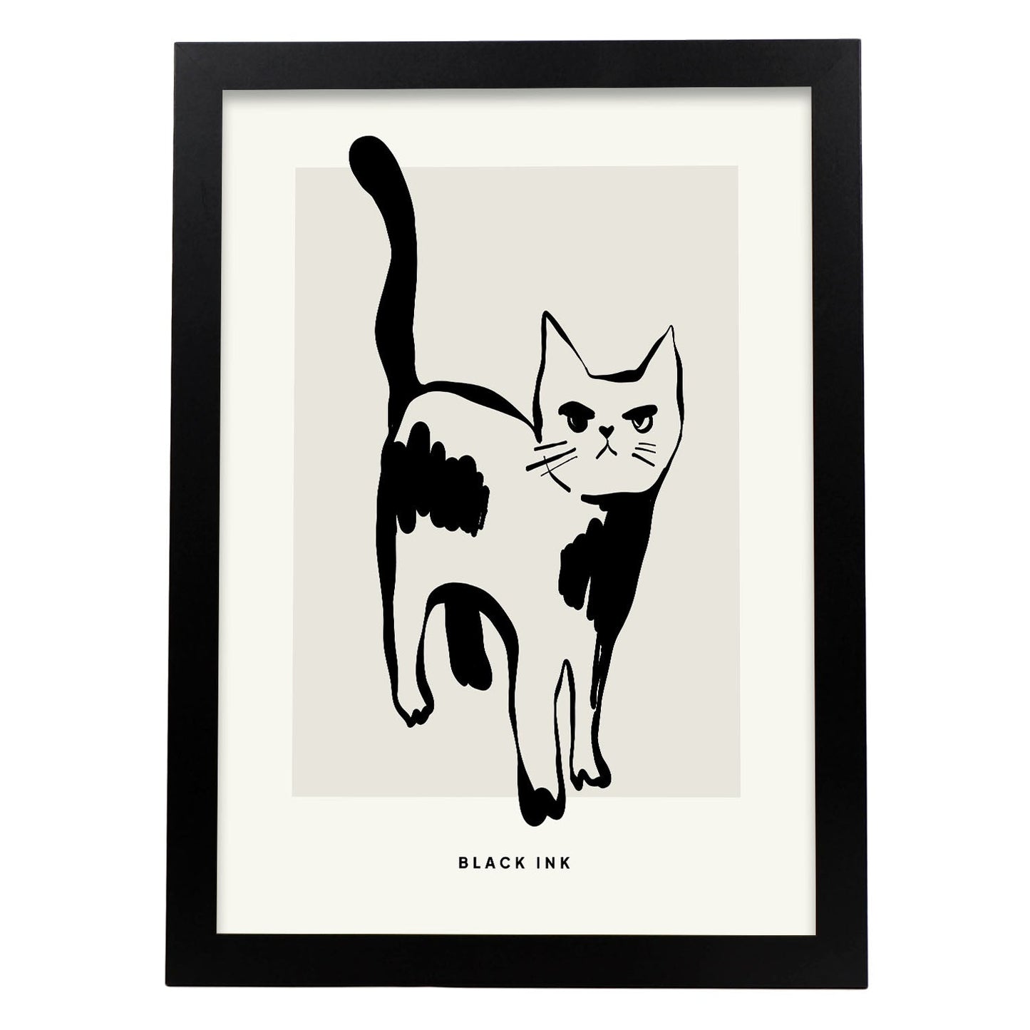 Grumpy cat-Artwork-Nacnic-A3-Sin marco-Nacnic Estudio SL