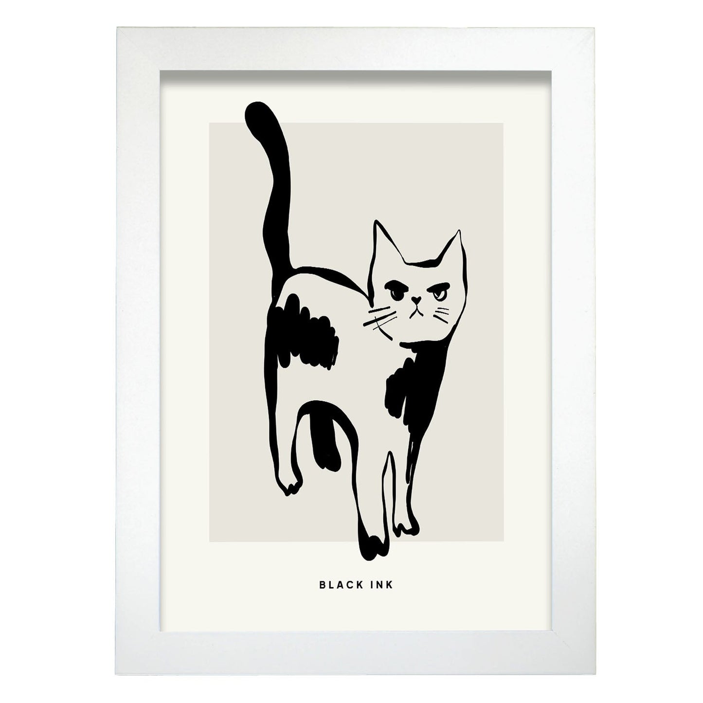Grumpy cat-Artwork-Nacnic-A4-Marco Blanco-Nacnic Estudio SL