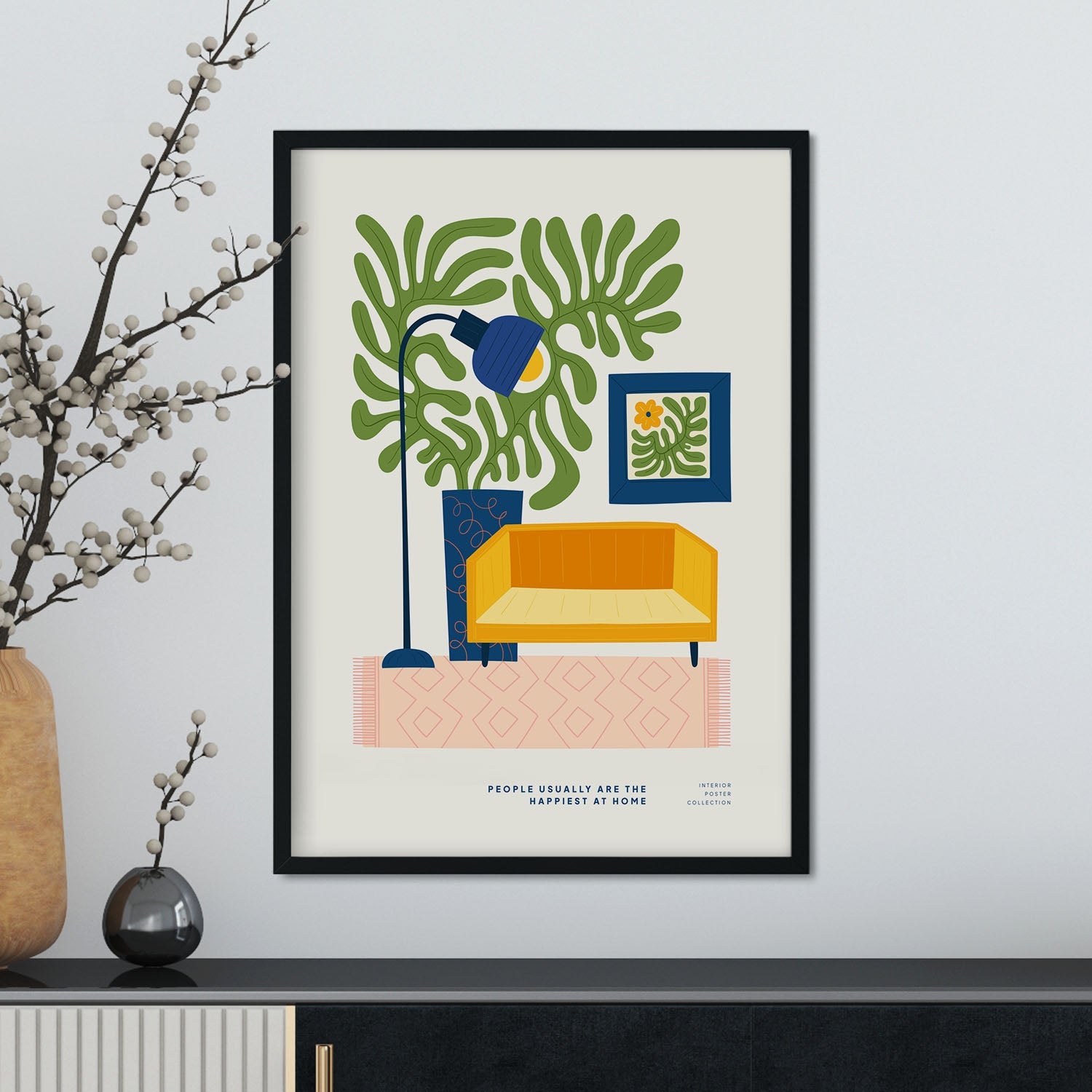 Happiest at home-Artwork-Nacnic-Nacnic Estudio SL