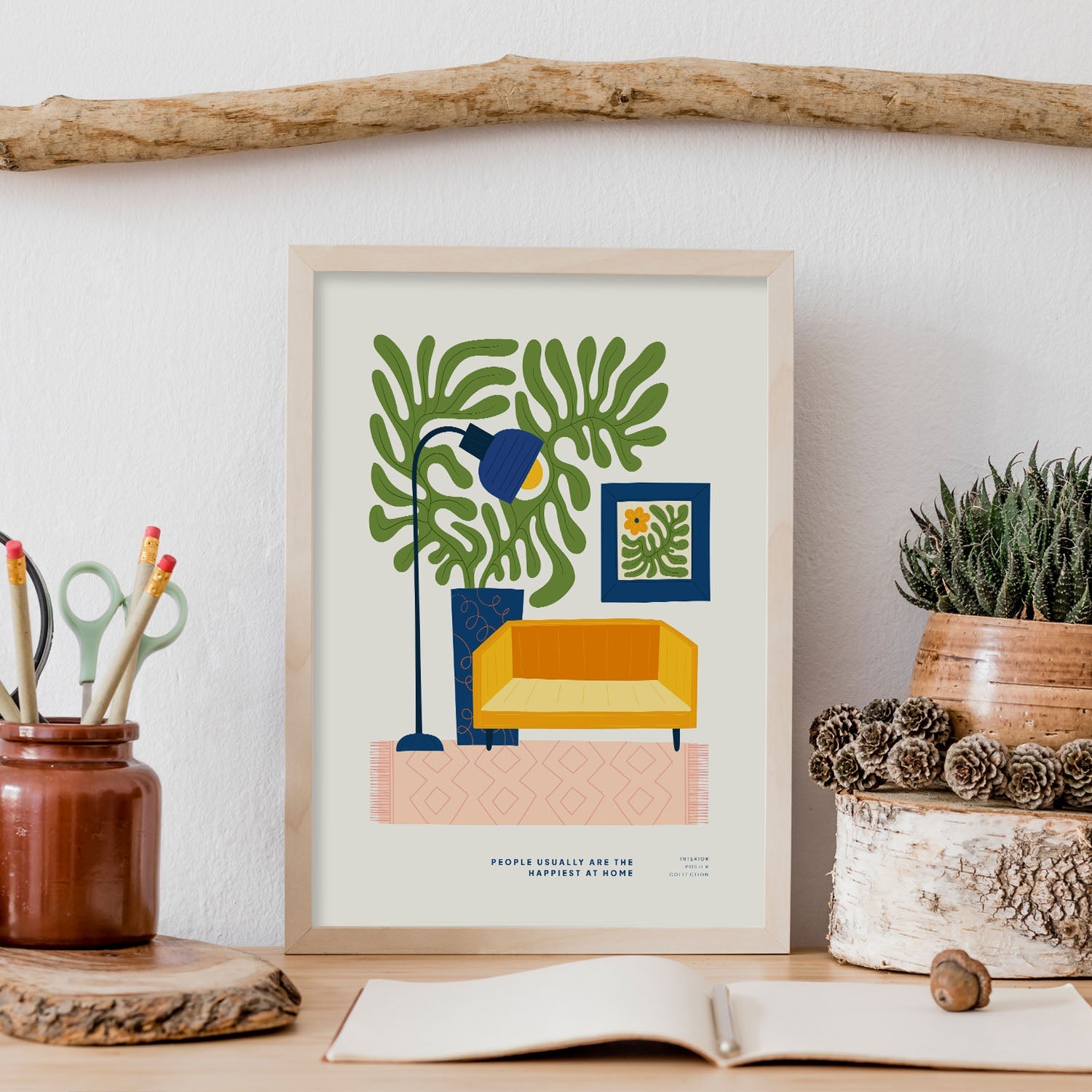 Happiest at home-Artwork-Nacnic-Nacnic Estudio SL