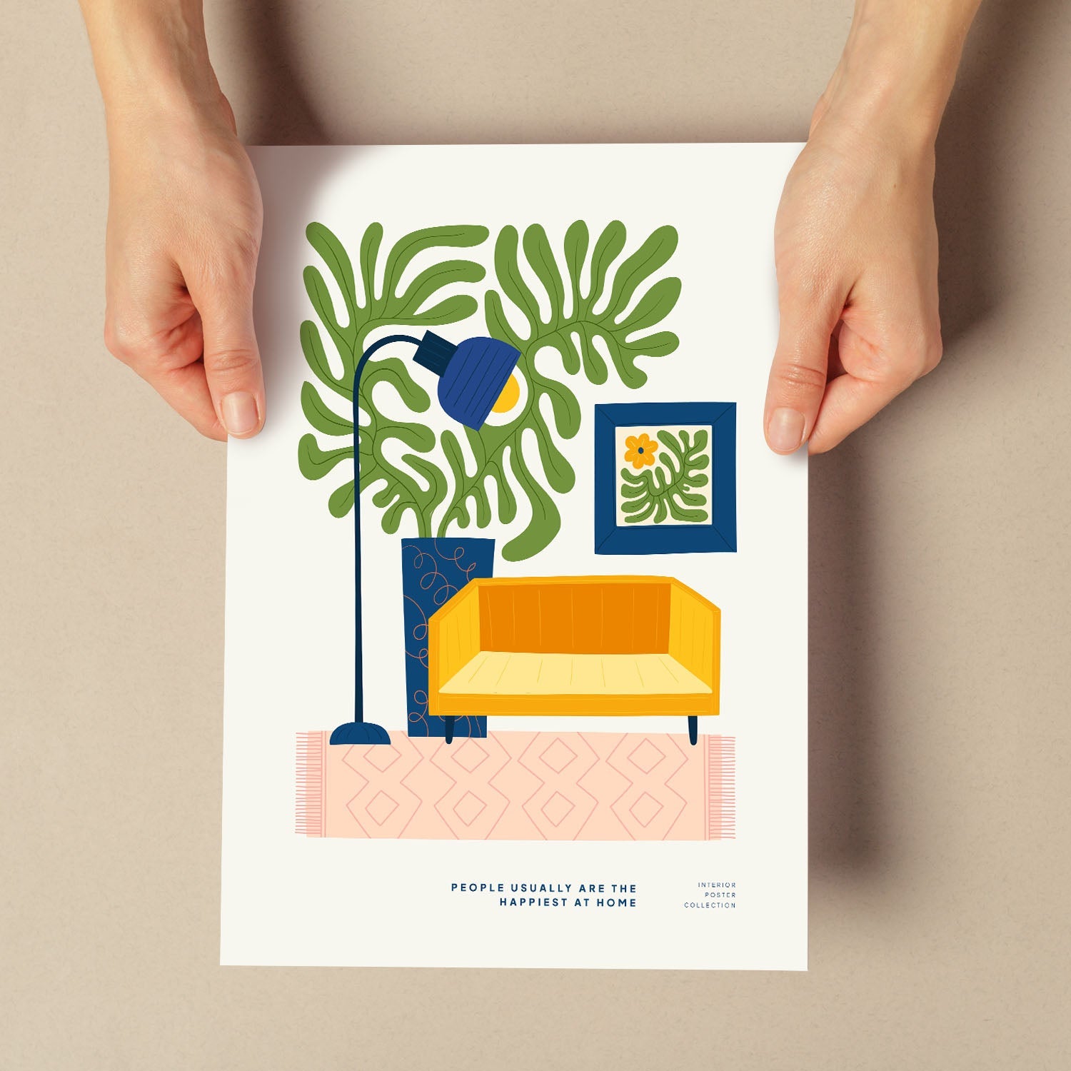 Happiest at home-Artwork-Nacnic-Nacnic Estudio SL