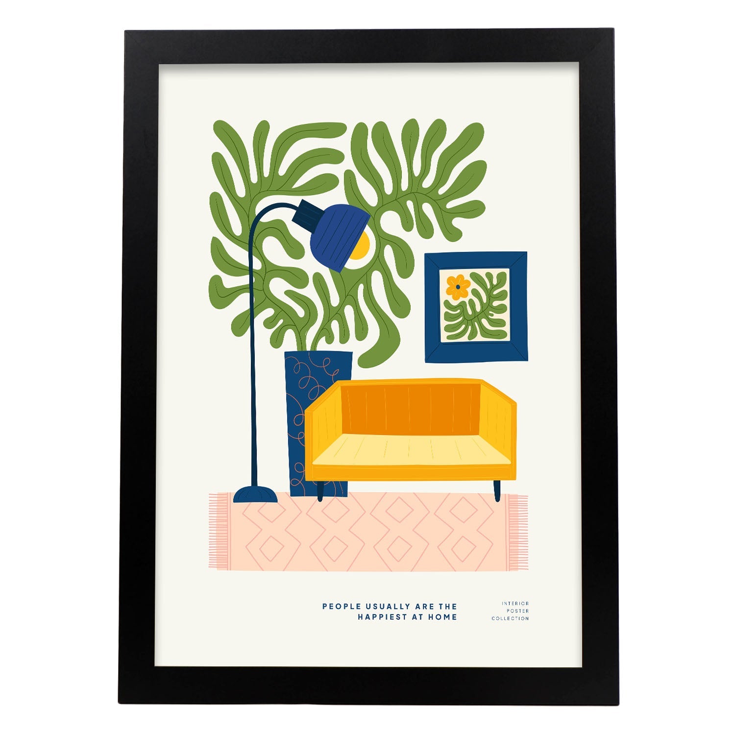 Happiest at home-Artwork-Nacnic-A3-Sin marco-Nacnic Estudio SL