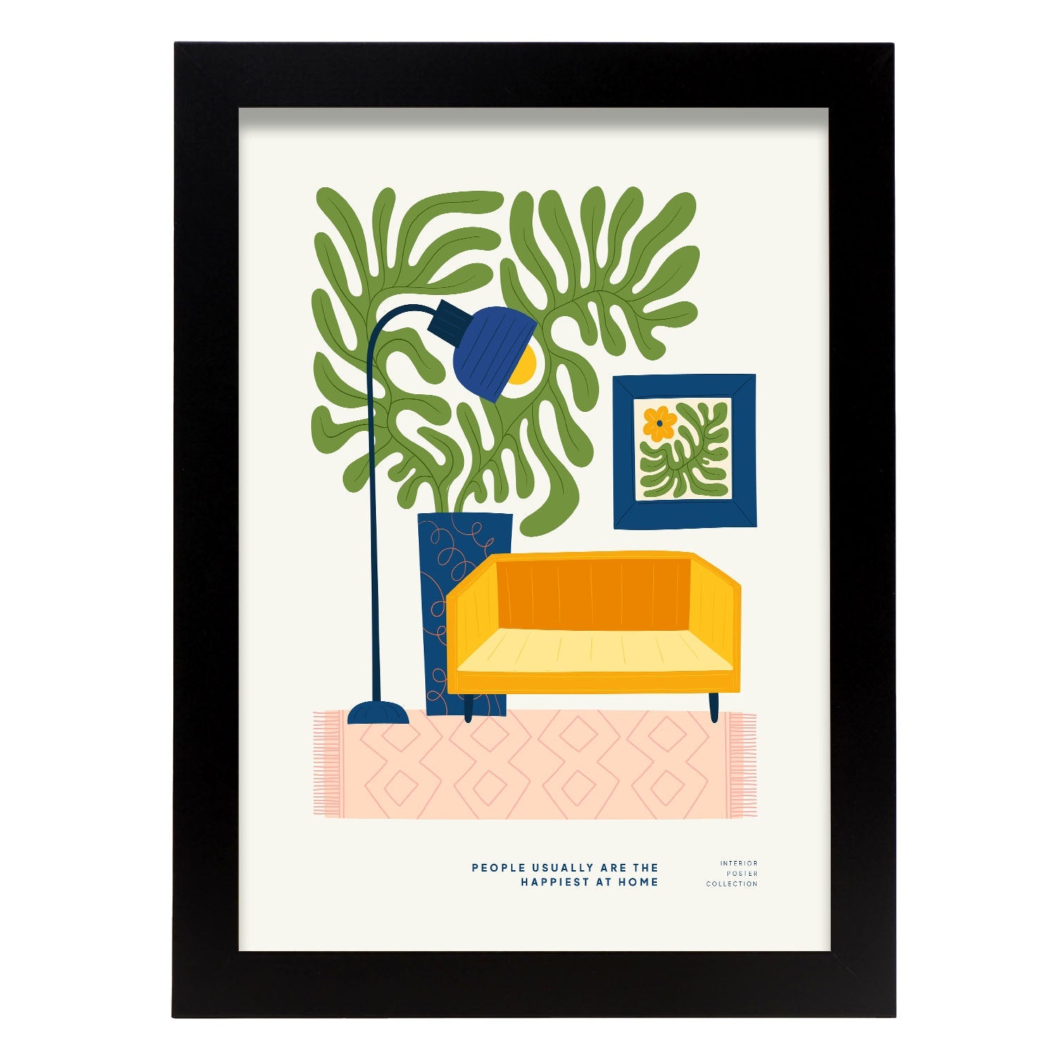 Happiest at home-Artwork-Nacnic-A4-Sin marco-Nacnic Estudio SL