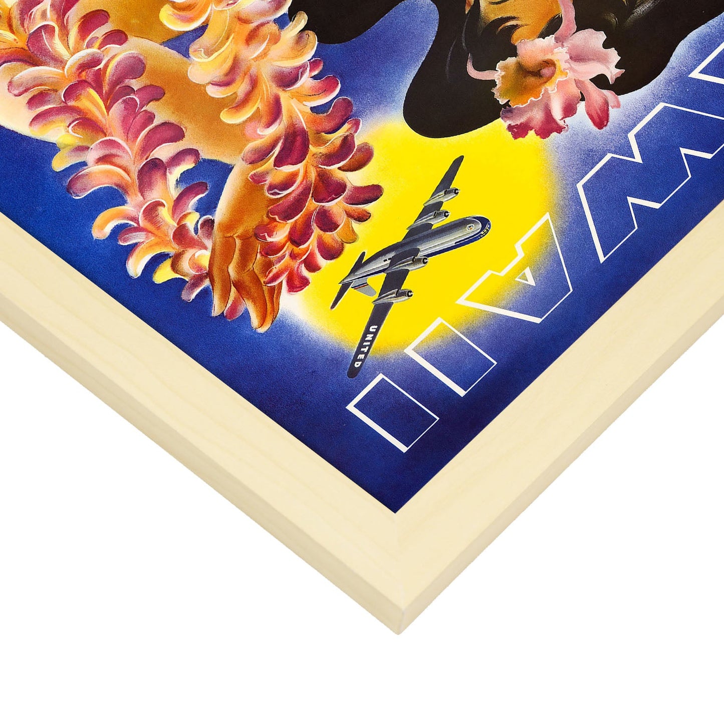 Hawaii_United_Air_Lines_Hawaiian_Girl_with_Leis-Artwork-Nacnic-Nacnic Estudio SL