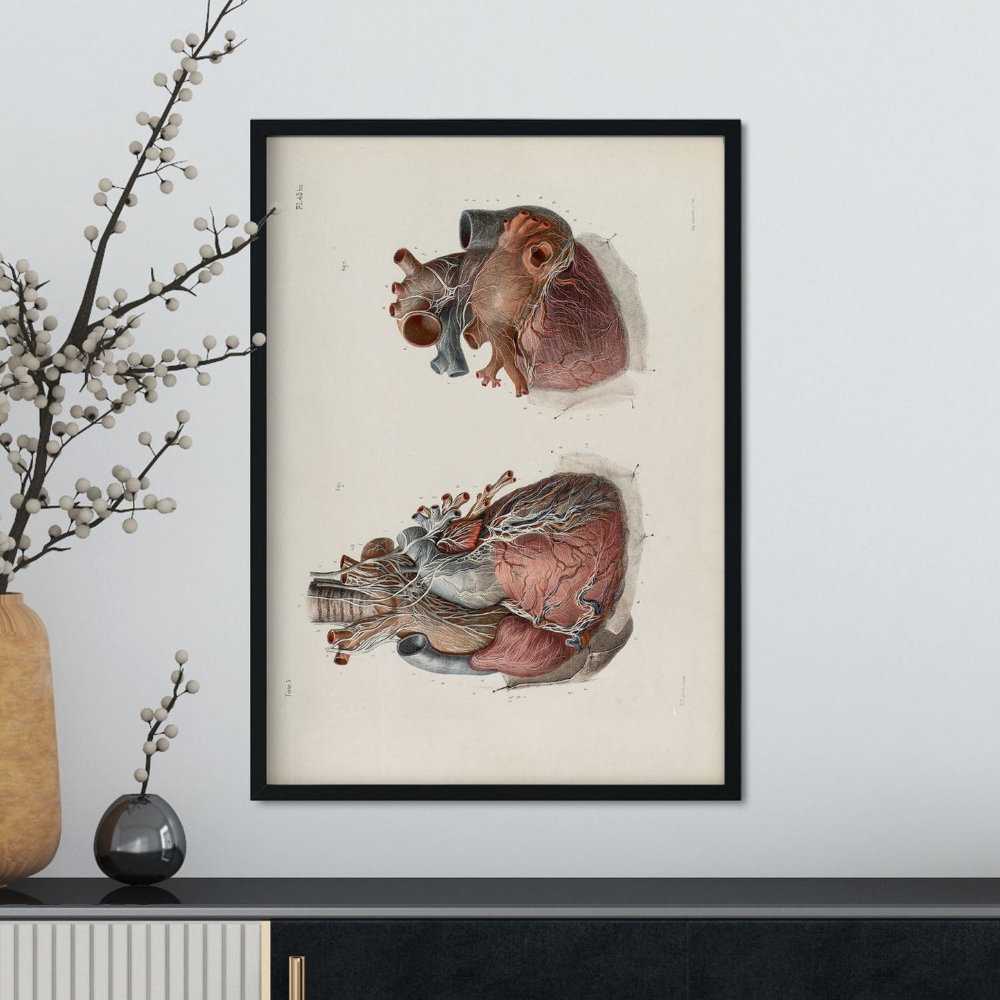 Heart and vagus nerve-Artwork-Nacnic-Nacnic Estudio SL
