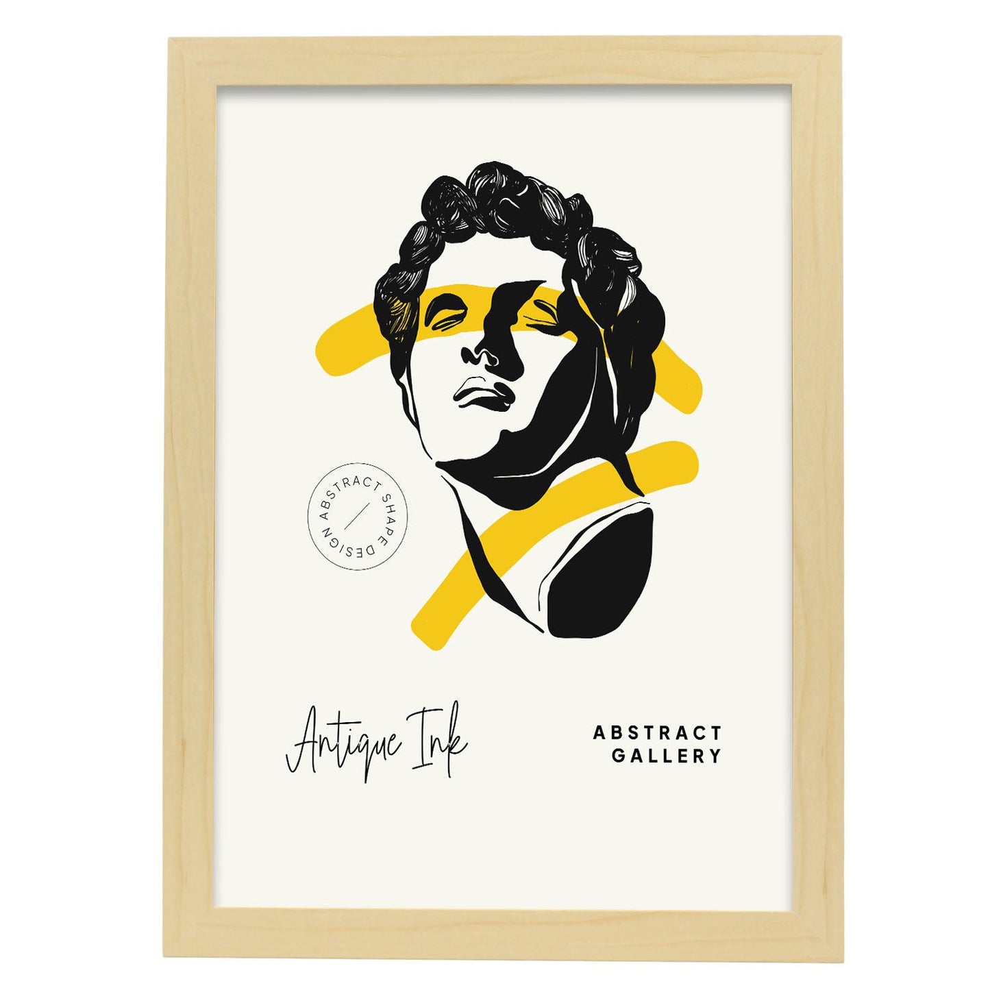 Hermes-Artwork-Nacnic-A3-Marco Madera clara-Nacnic Estudio SL