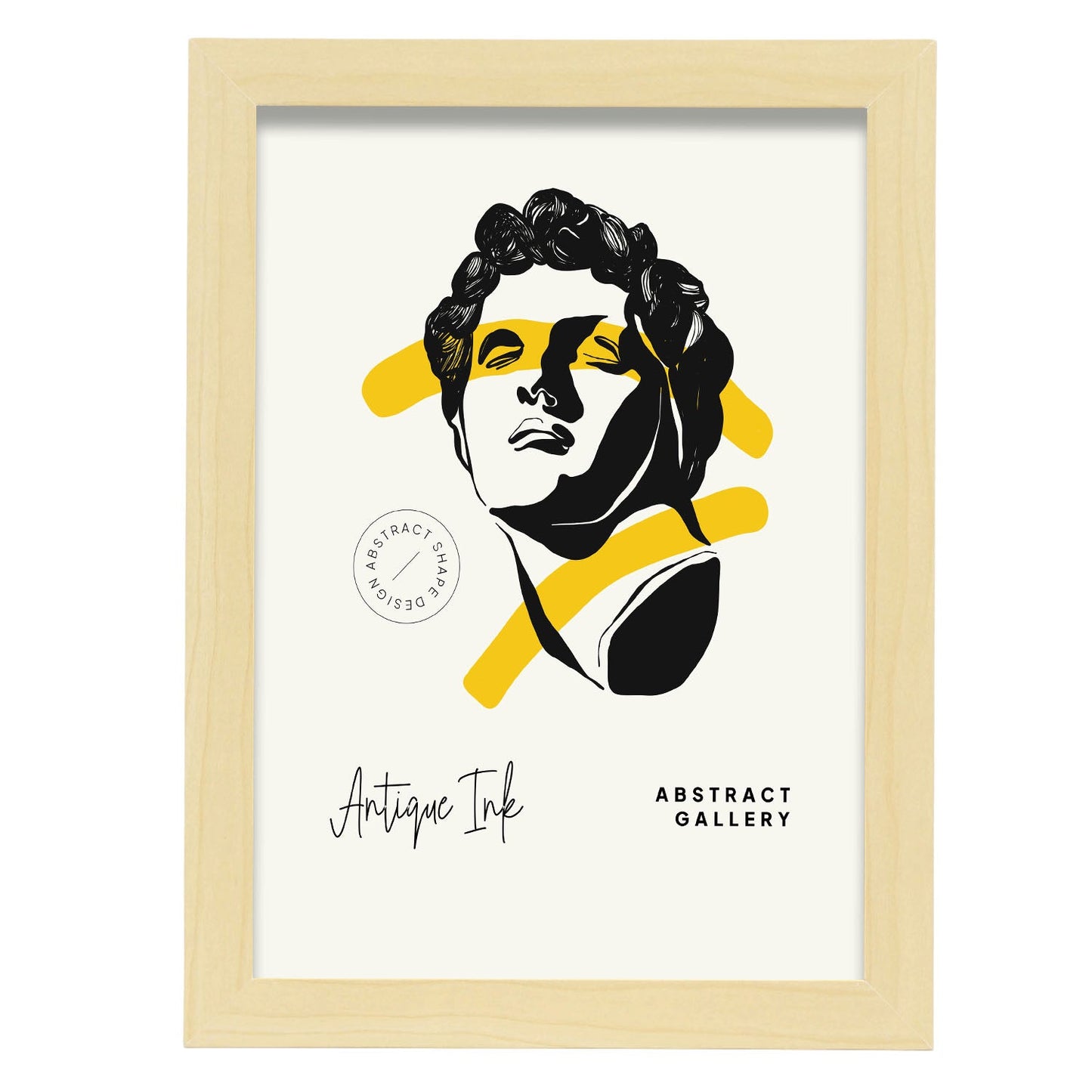 Hermes-Artwork-Nacnic-A4-Marco Madera clara-Nacnic Estudio SL
