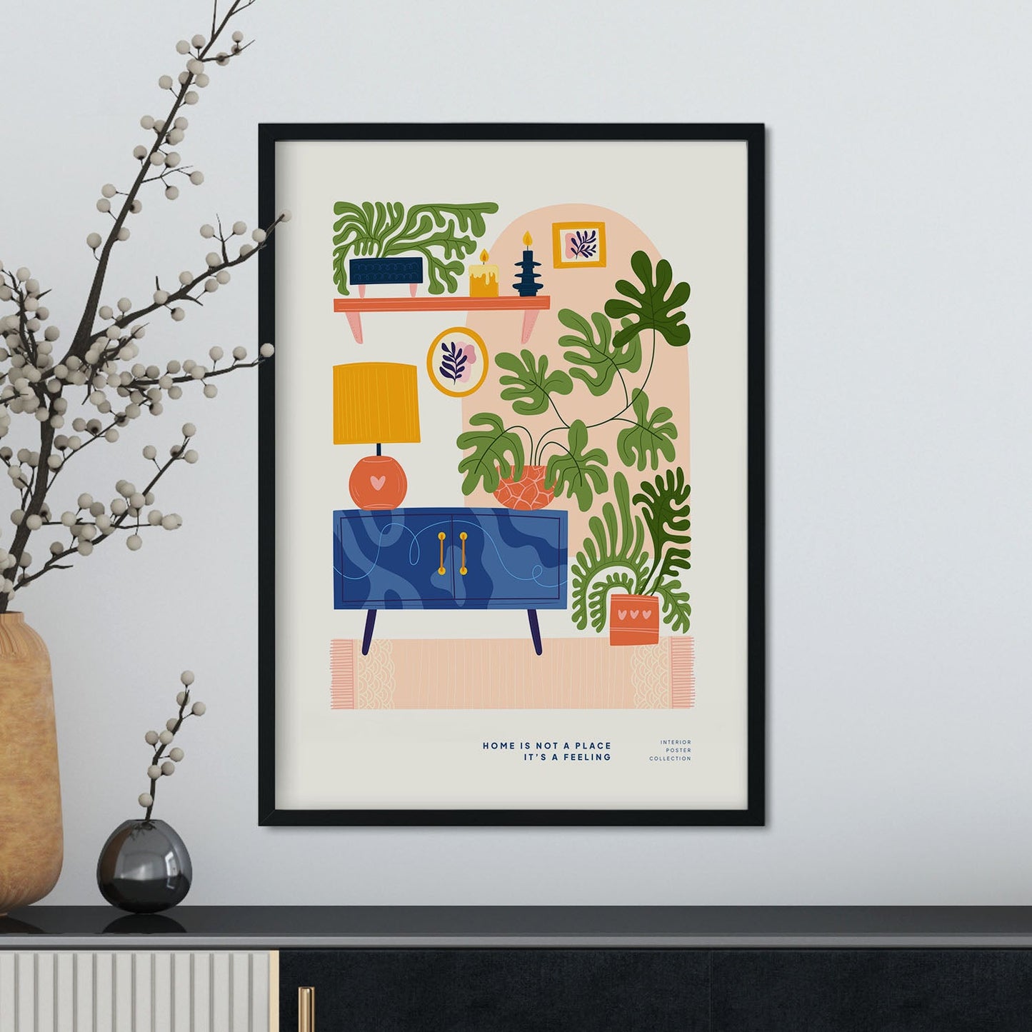 Home is a feeling-Artwork-Nacnic-Nacnic Estudio SL