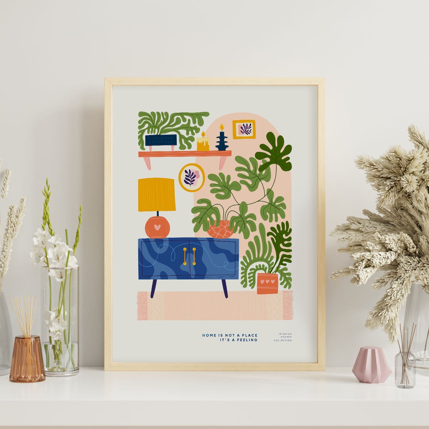 Home is a feeling-Artwork-Nacnic-Nacnic Estudio SL