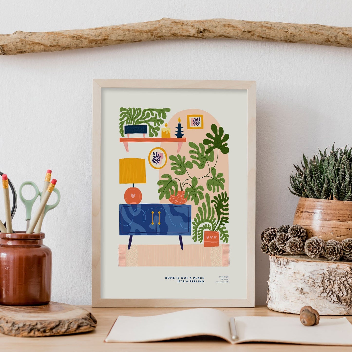 Home is a feeling-Artwork-Nacnic-Nacnic Estudio SL