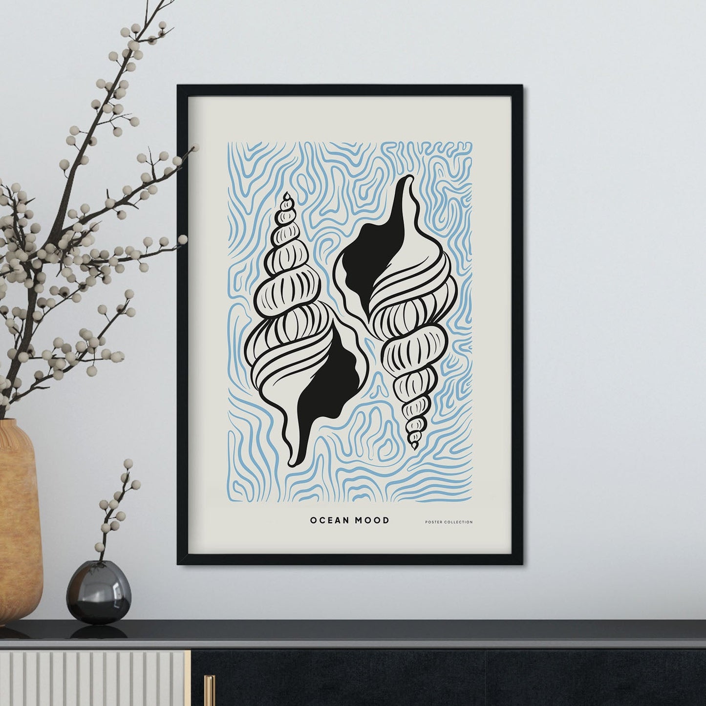 Horse Conch Shell-Artwork-Nacnic-Nacnic Estudio SL