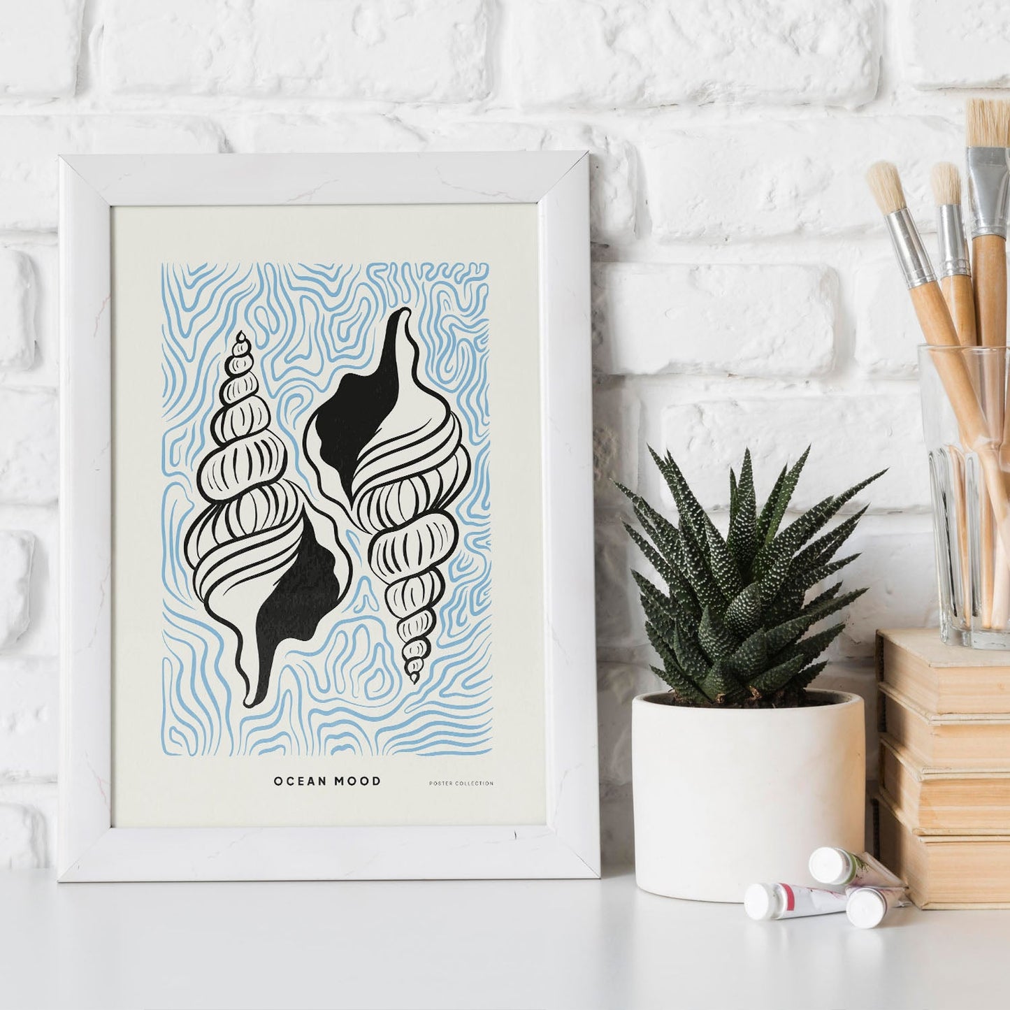 Horse Conch Shell-Artwork-Nacnic-Nacnic Estudio SL
