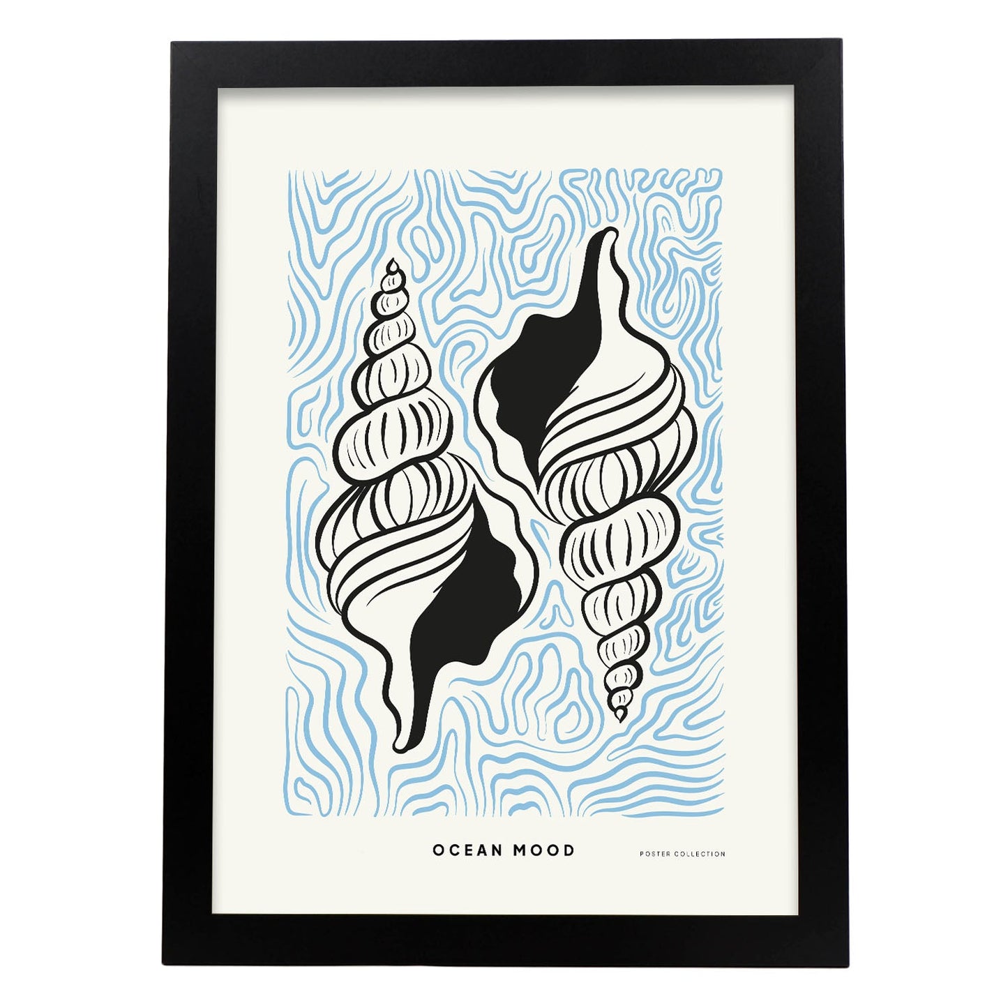Horse Conch Shell-Artwork-Nacnic-A3-Sin marco-Nacnic Estudio SL