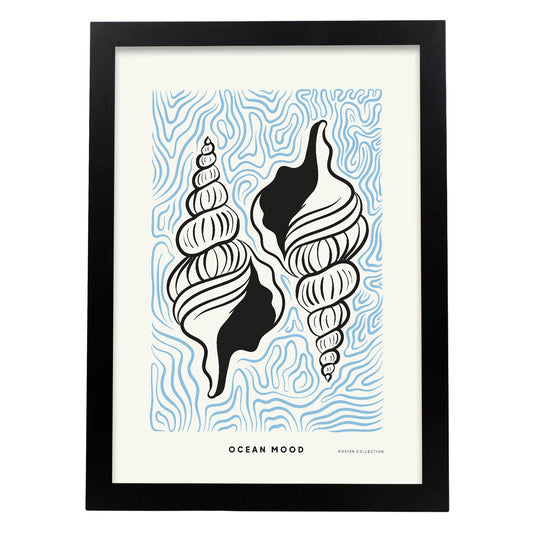 Horse Conch Shell-Artwork-Nacnic-A3-Sin marco-Nacnic Estudio SL