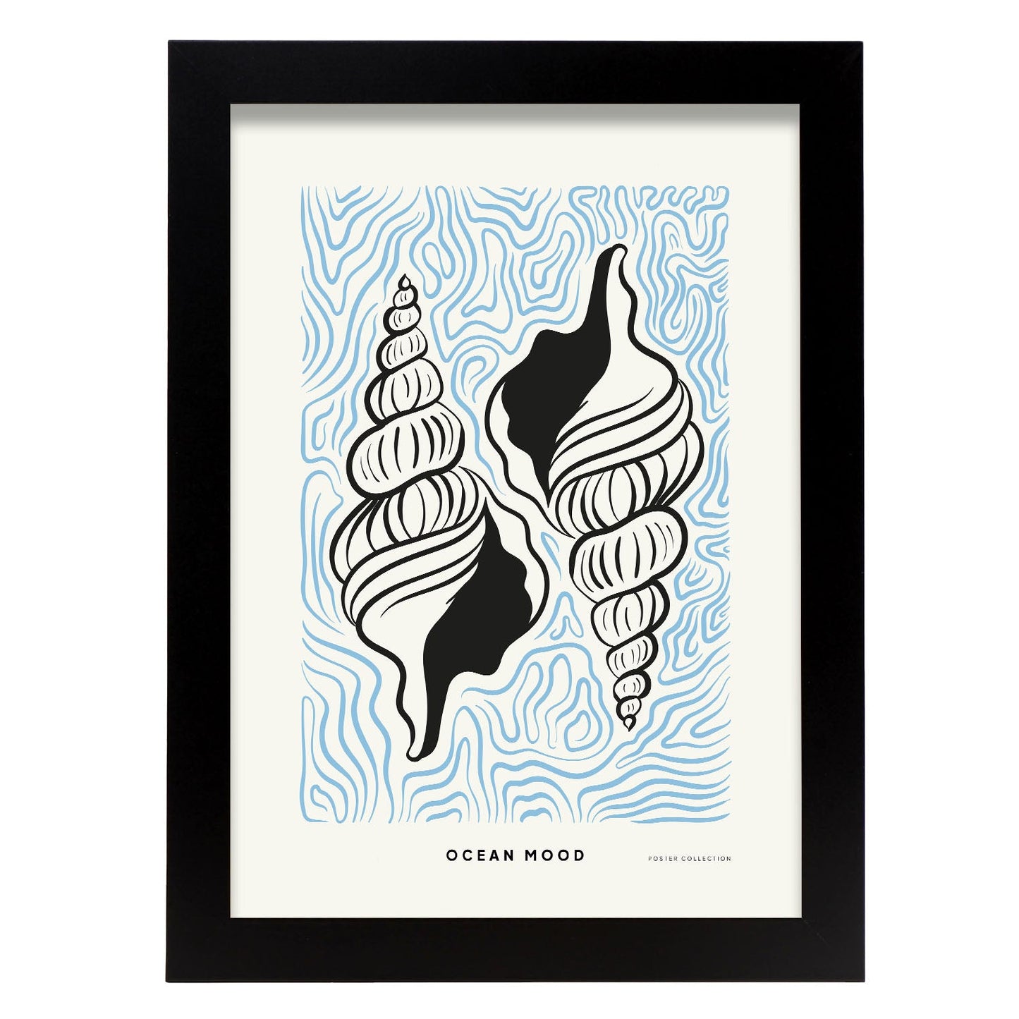 Horse Conch Shell-Artwork-Nacnic-A4-Sin marco-Nacnic Estudio SL