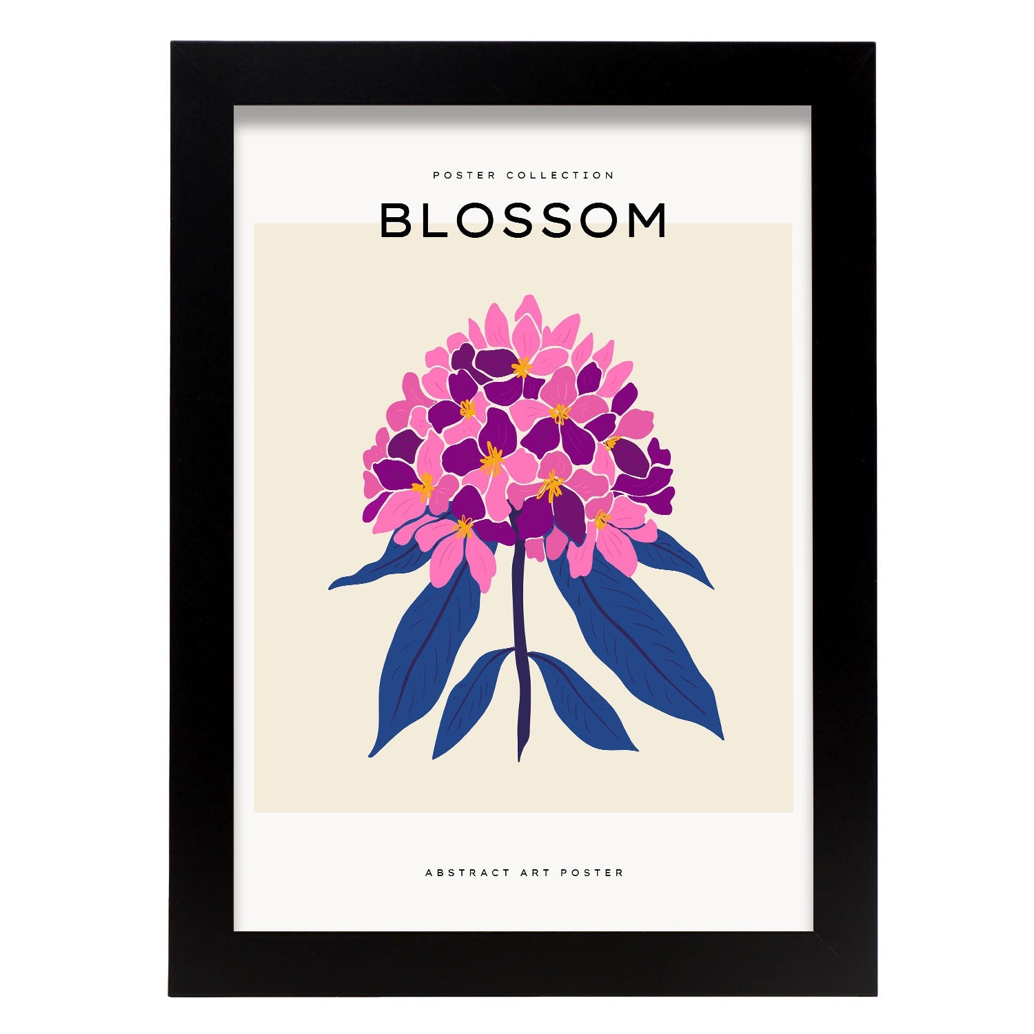 Hydrangea-Artwork-Nacnic-A4-Sin marco-Nacnic Estudio SL