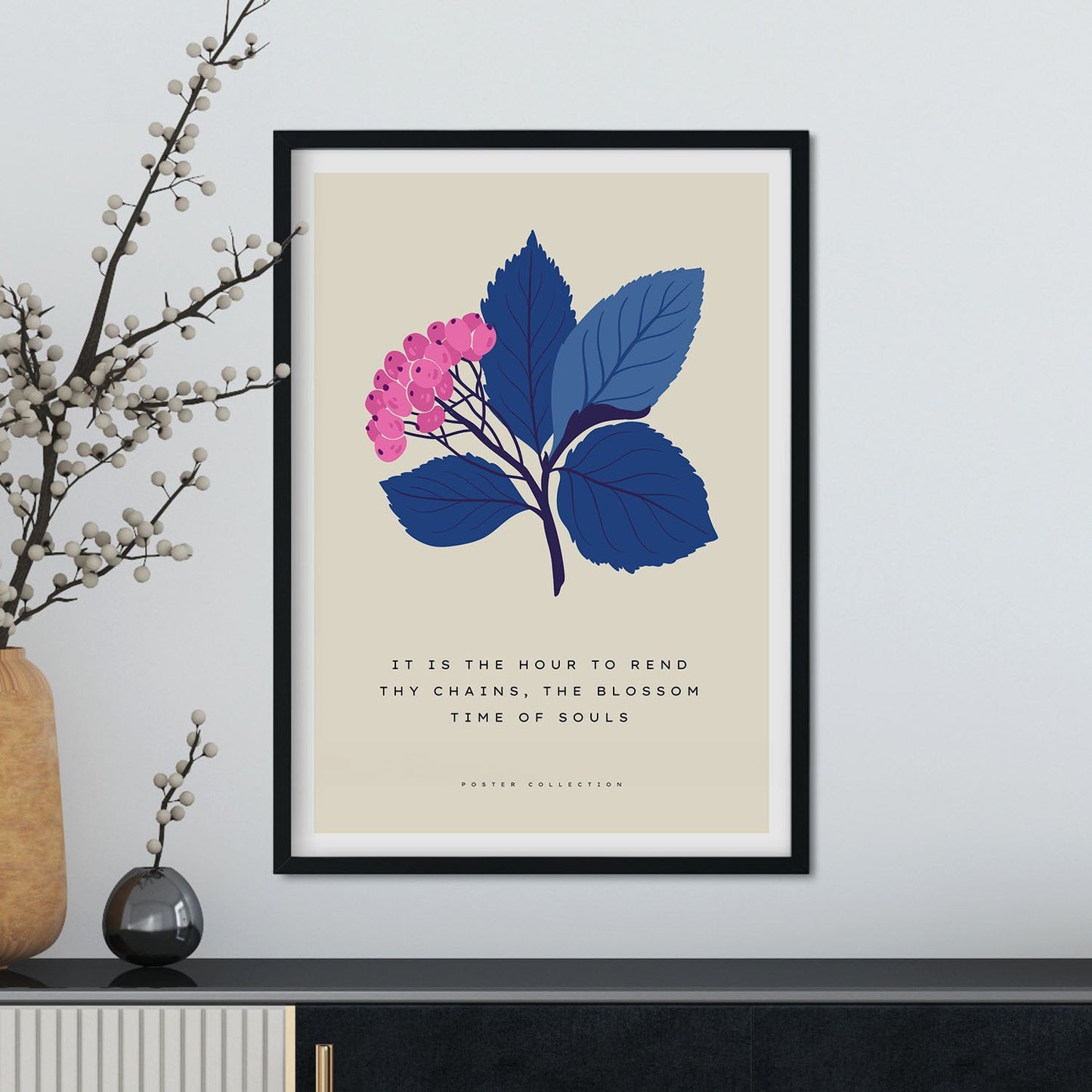 Hypericum Berries-Artwork-Nacnic-Nacnic Estudio SL