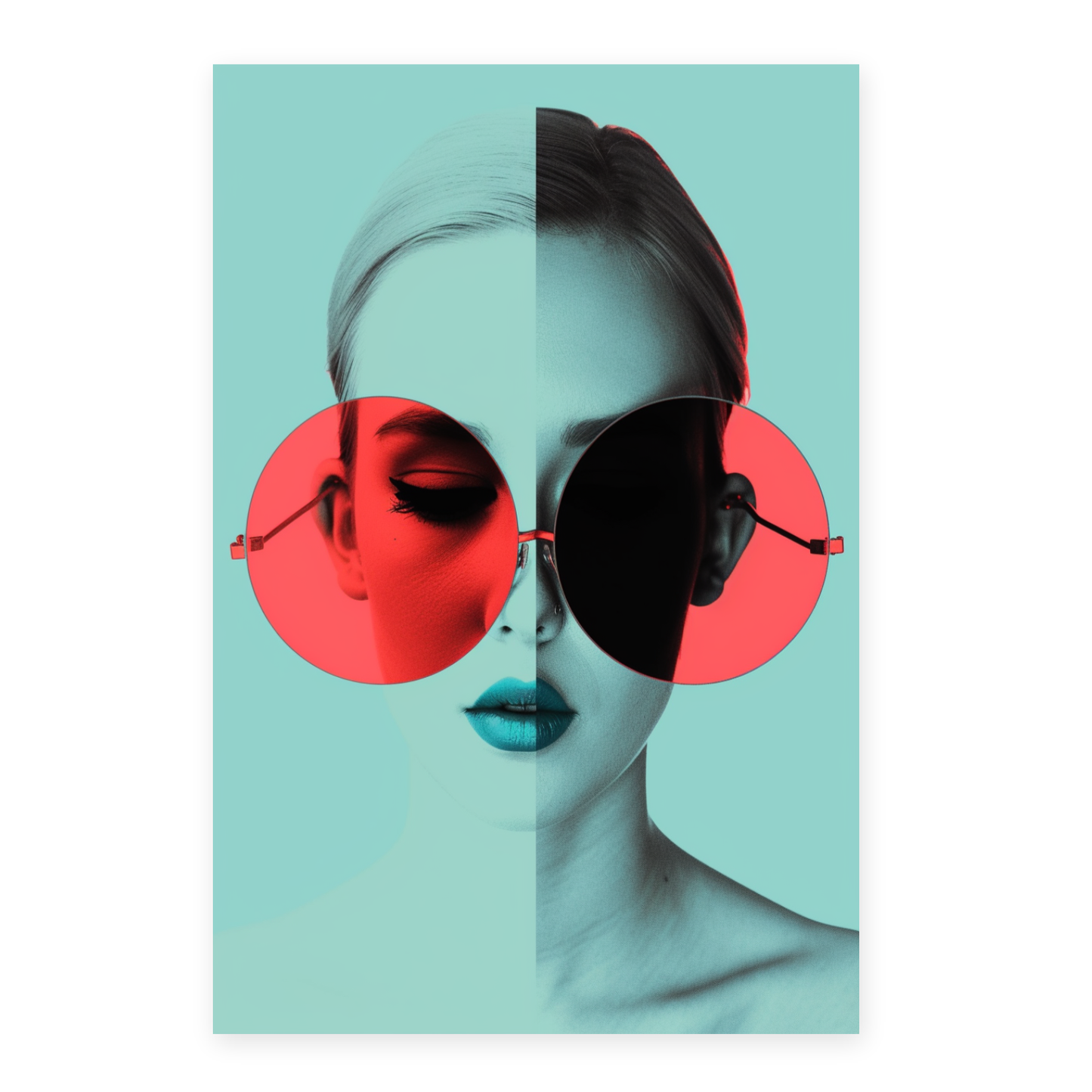 Ilustración Minimalista de Mujeres Poster