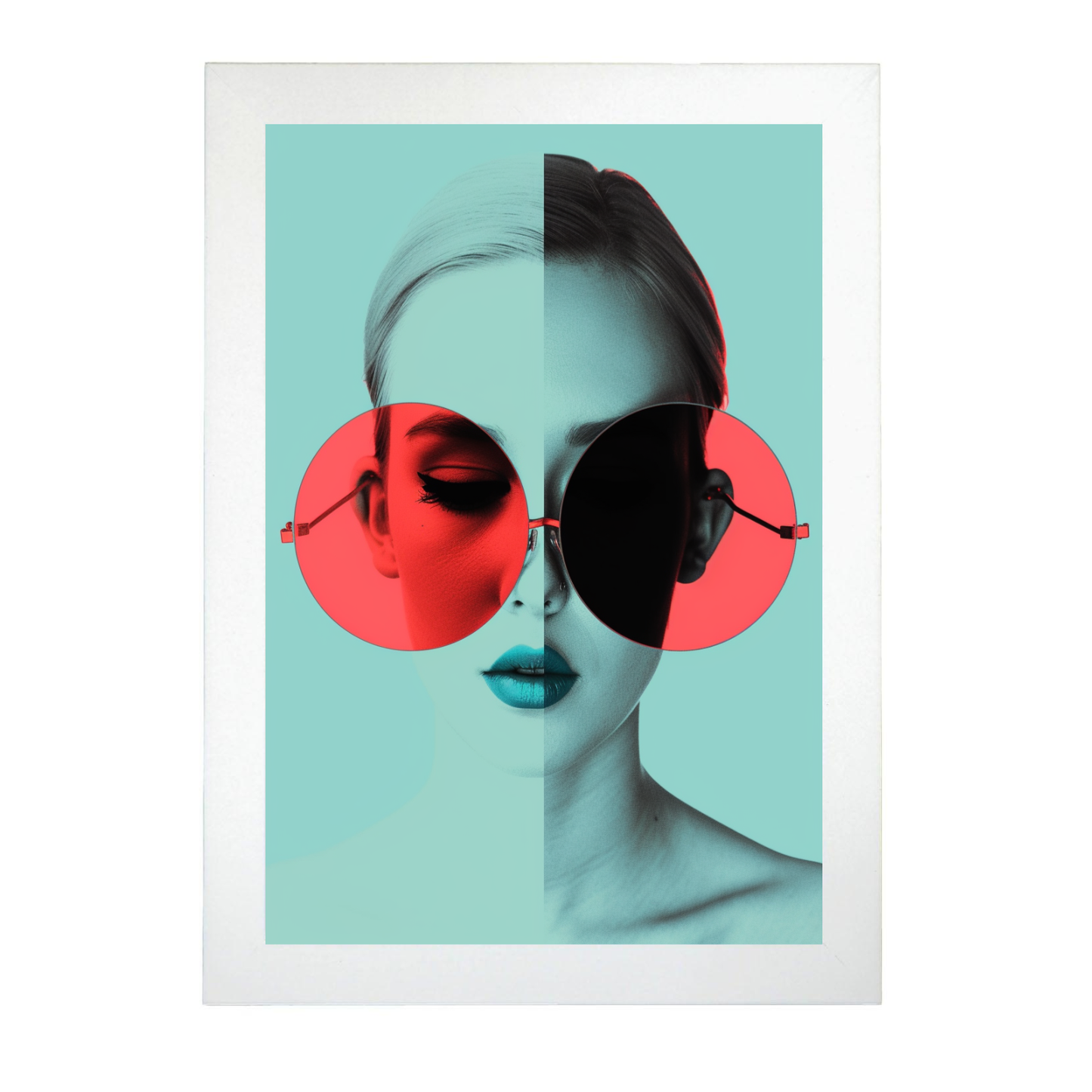 Ilustración Minimalista de Mujeres Poster