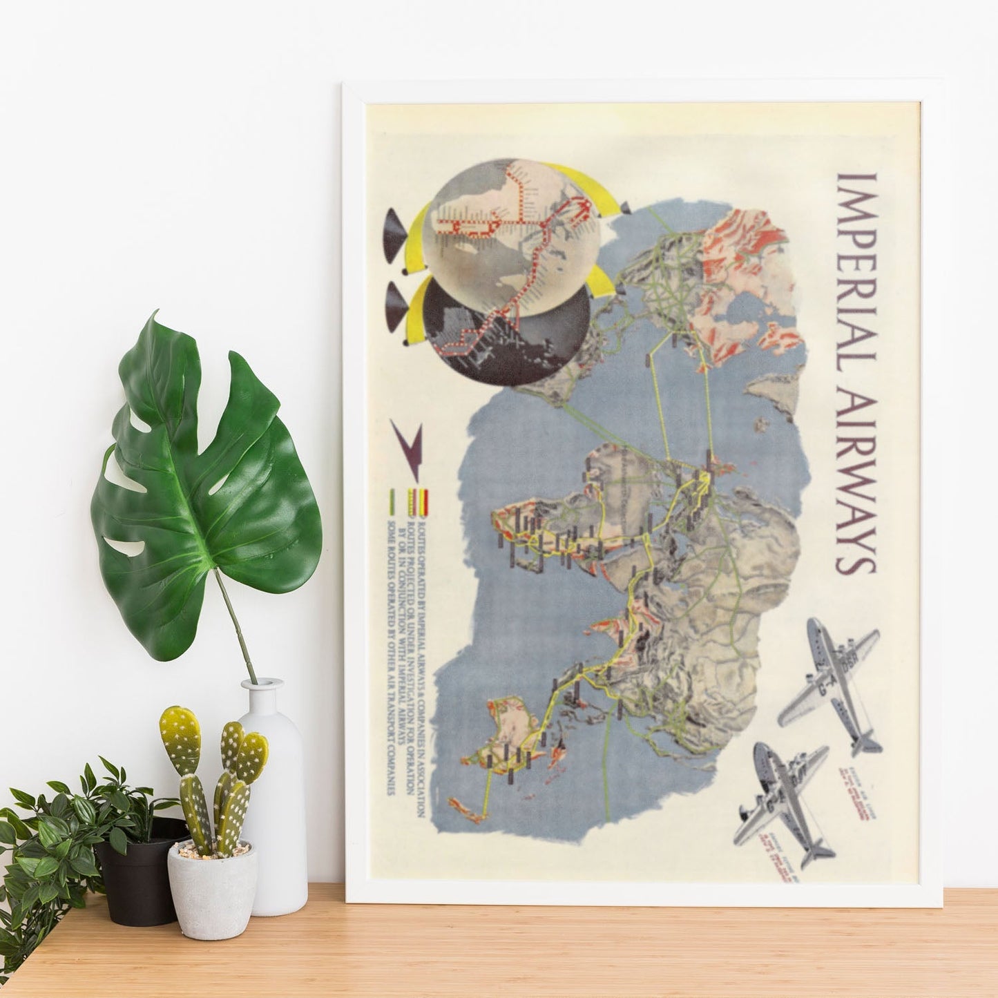 Imperial-airways-route-map-poster-Artwork-Nacnic-Nacnic Estudio SL