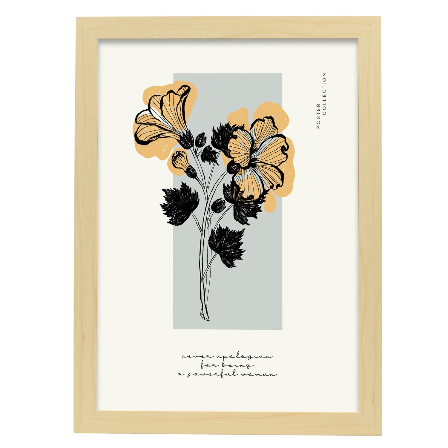 Impressive-Artwork-Nacnic-A3-Marco Madera clara-Nacnic Estudio SL