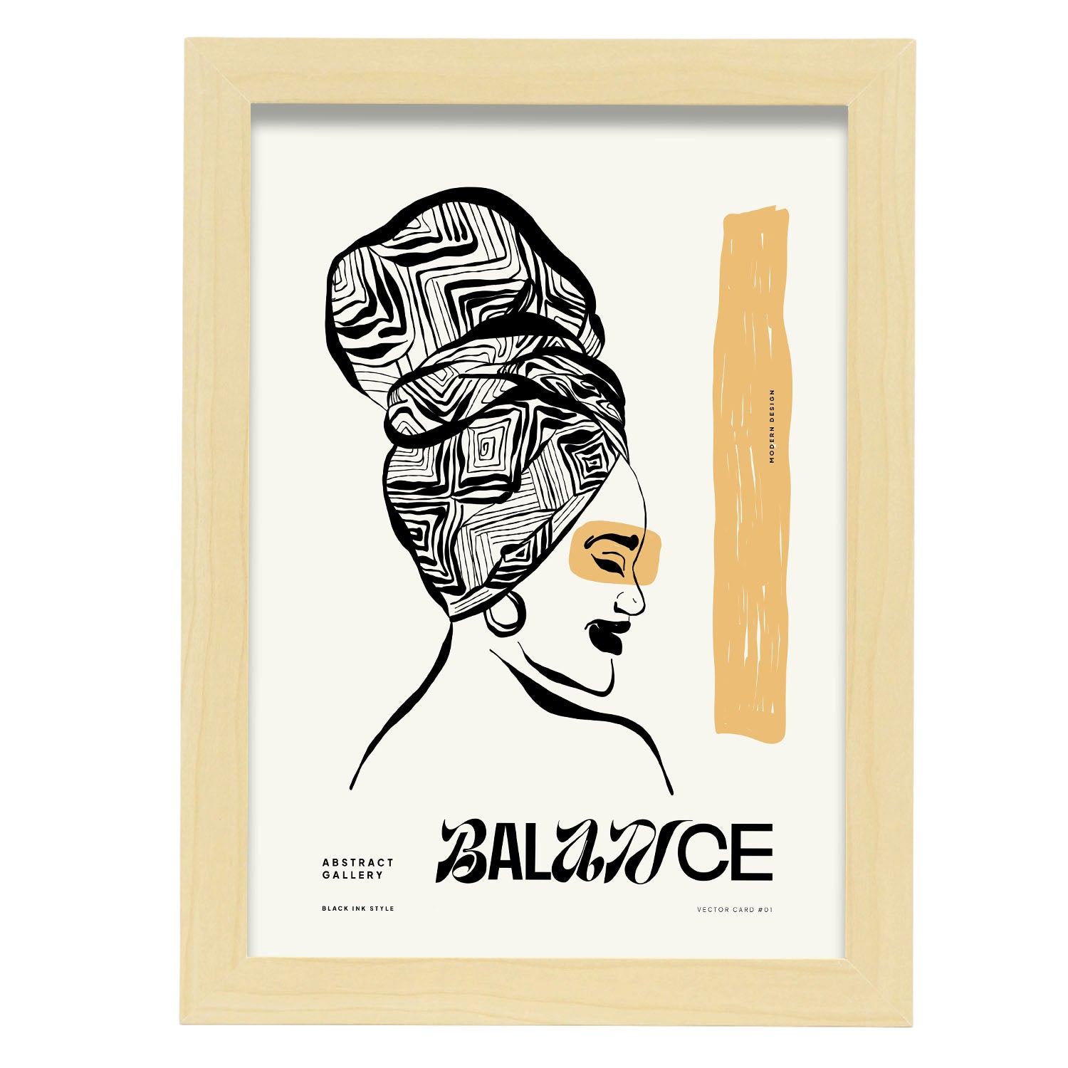 Indomitable-Artwork-Nacnic-A4-Marco Madera clara-Nacnic Estudio SL