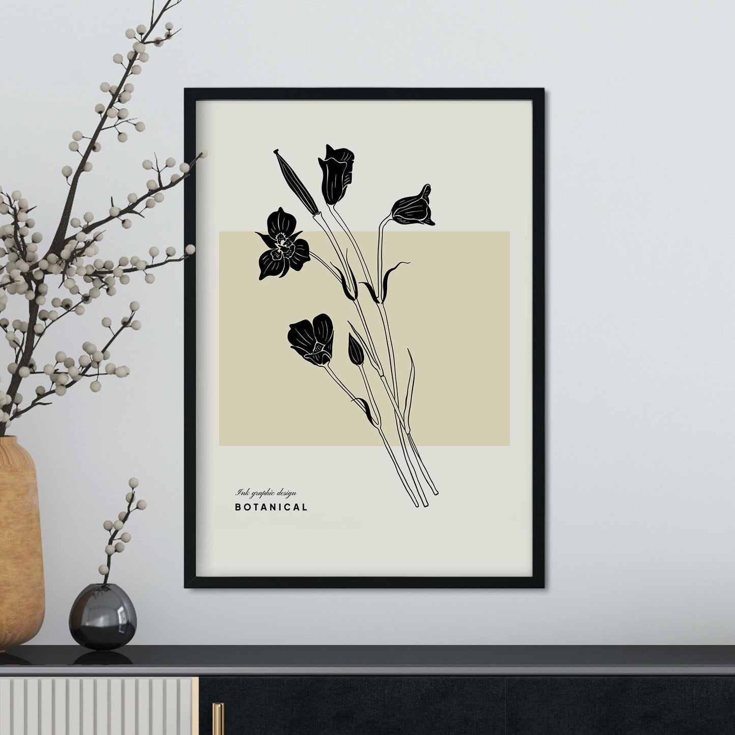 Iris stems-Artwork-Nacnic-Nacnic Estudio SL