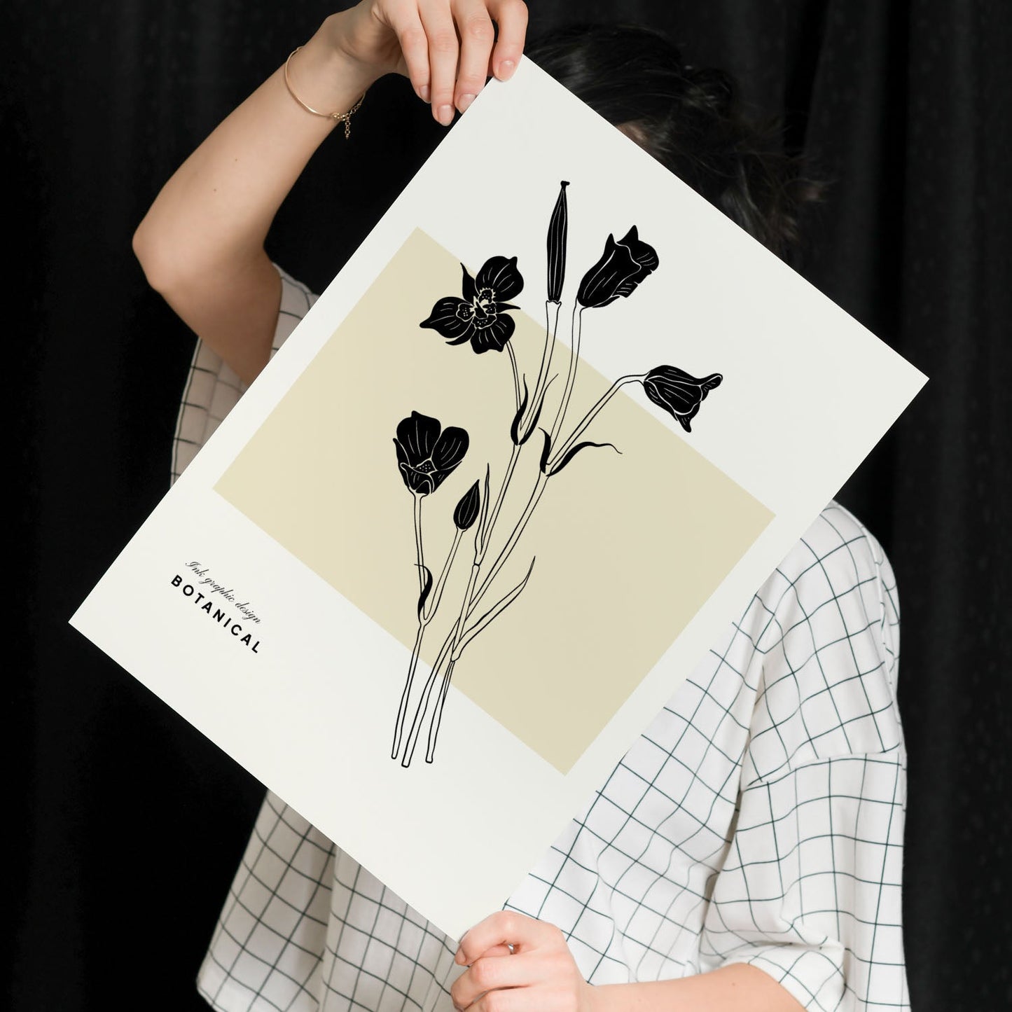 Iris stems-Artwork-Nacnic-Nacnic Estudio SL