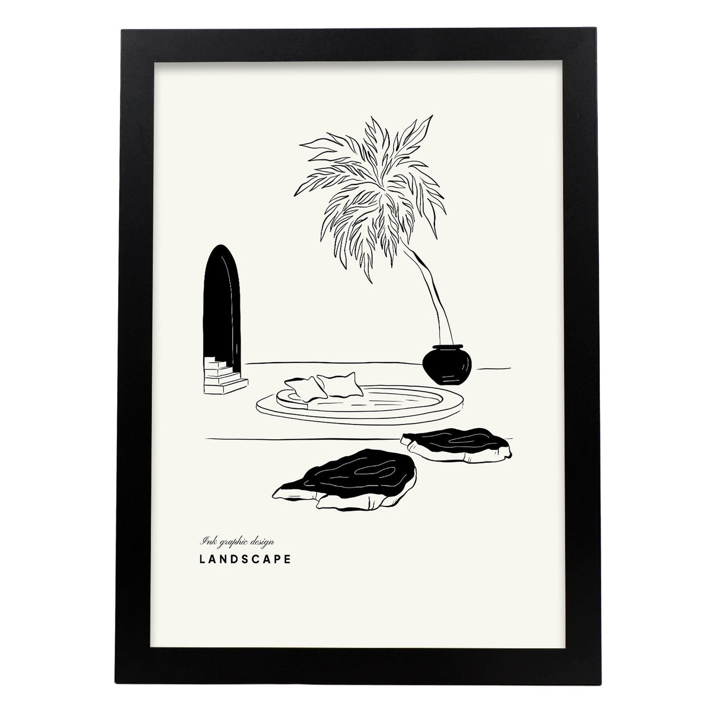 Island Inspired Room-Artwork-Nacnic-A3-Sin marco-Nacnic Estudio SL