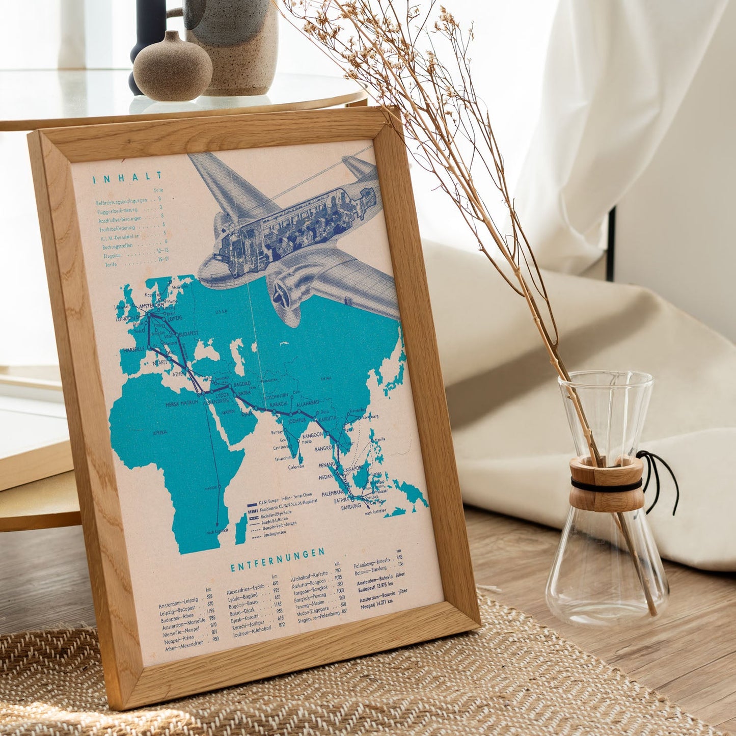 KLM-1938-Route-poster-Artwork-Nacnic-Nacnic Estudio SL