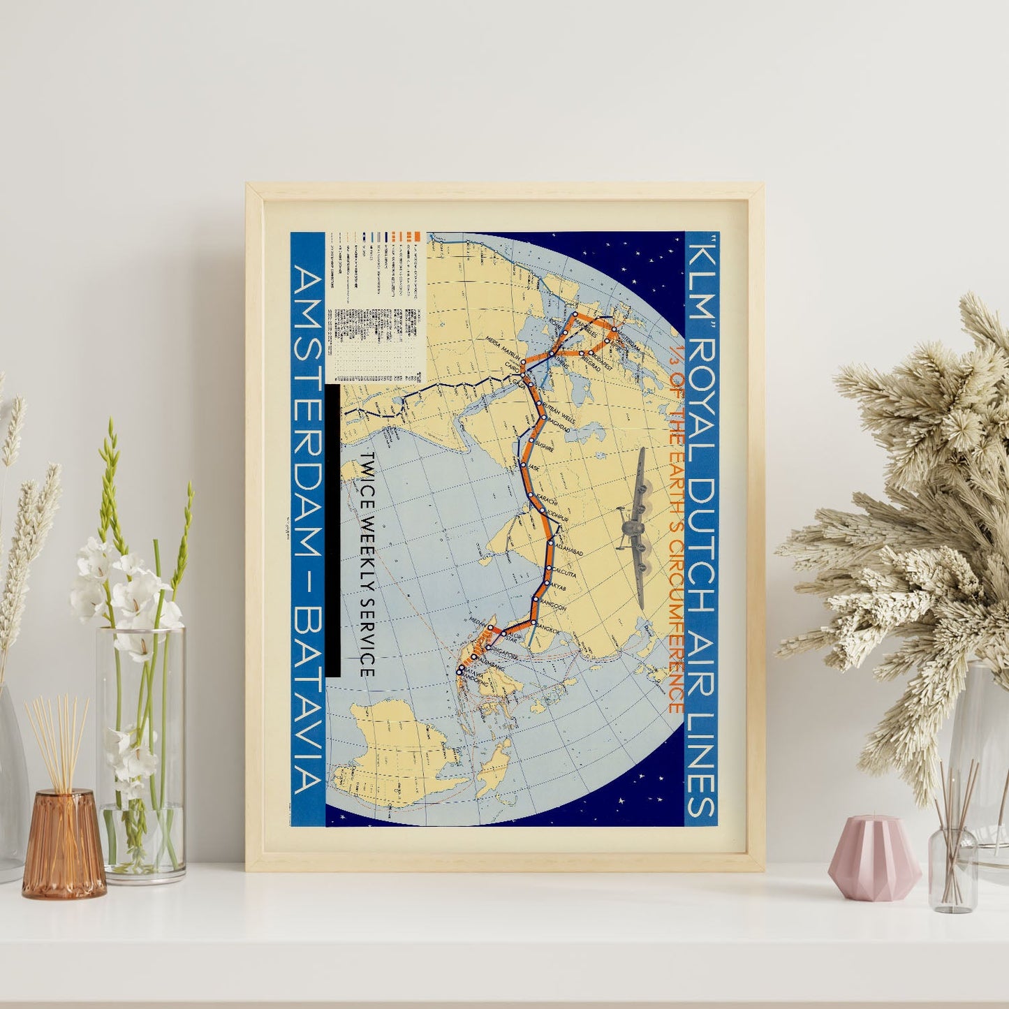 KLM-vintage-airline-poster-Artwork-Nacnic-Nacnic Estudio SL