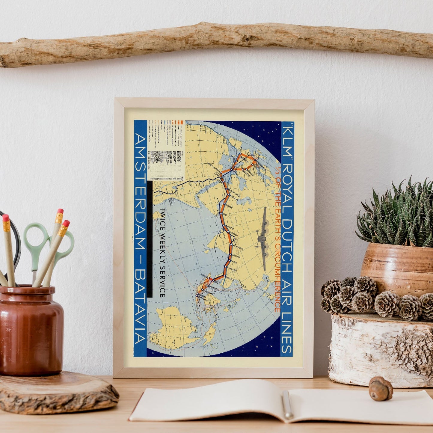 KLM-vintage-airline-poster-Artwork-Nacnic-Nacnic Estudio SL