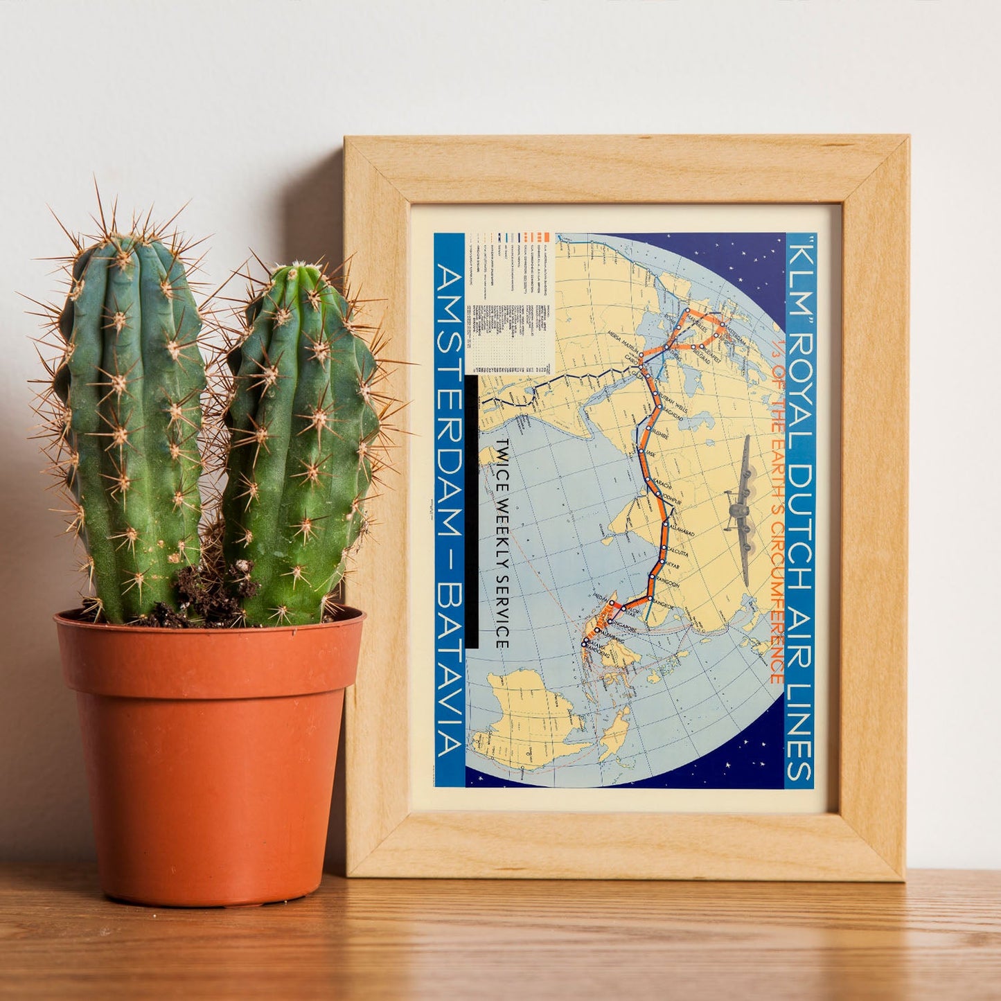 KLM-vintage-airline-poster-Artwork-Nacnic-Nacnic Estudio SL