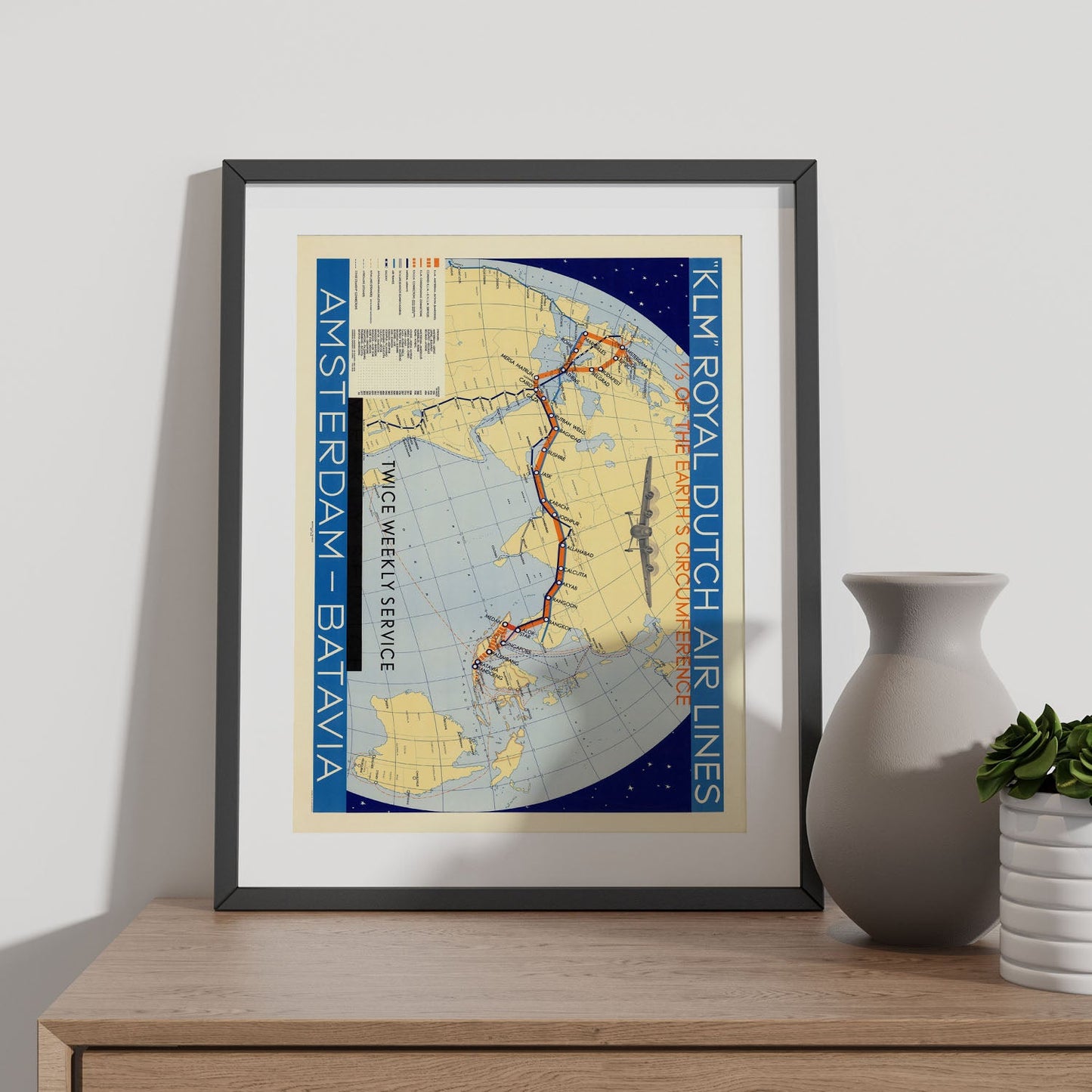 KLM-vintage-airline-poster-Artwork-Nacnic-Nacnic Estudio SL