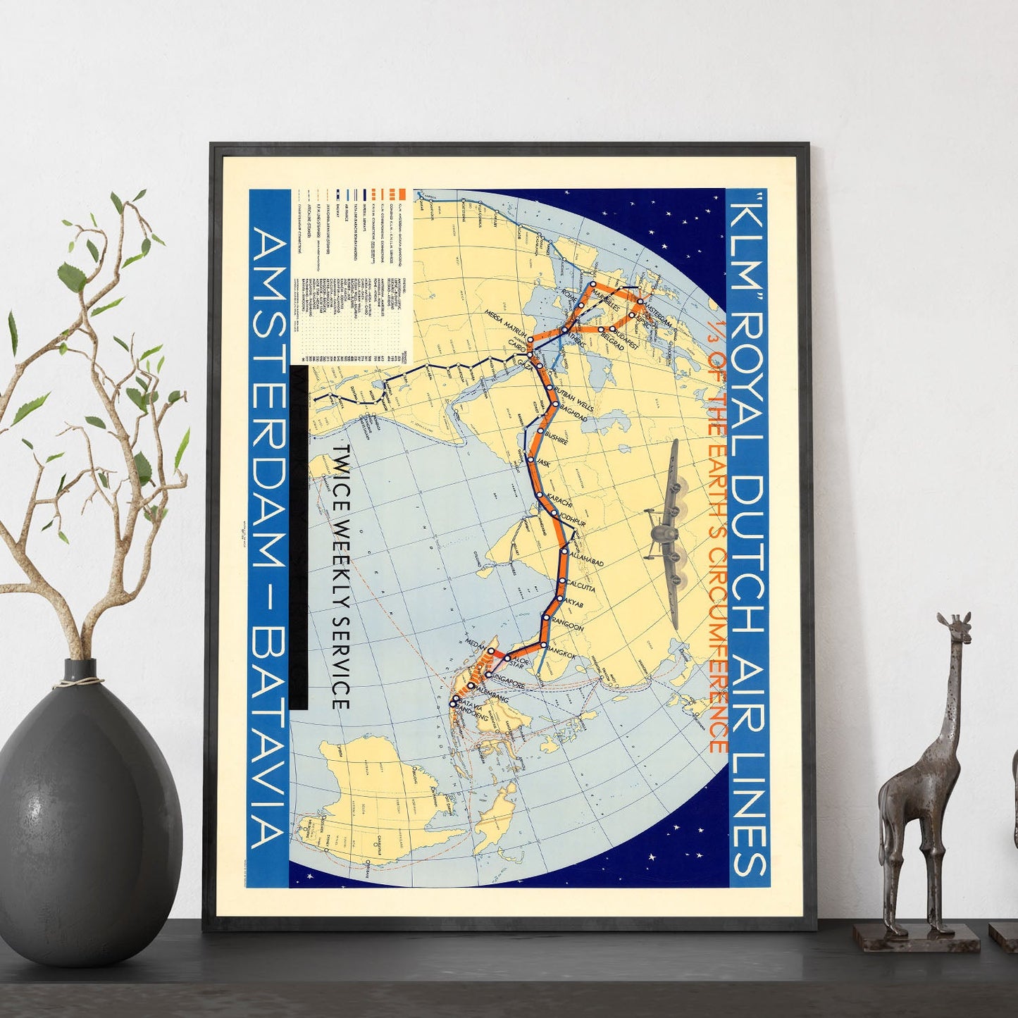 KLM-vintage-airline-poster-Artwork-Nacnic-Nacnic Estudio SL