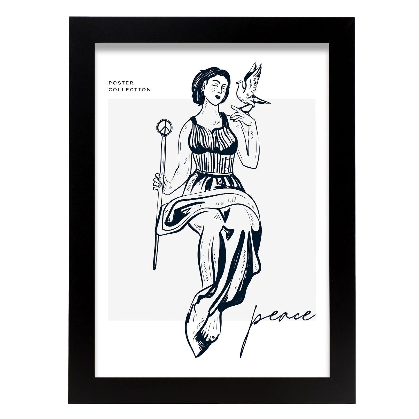 Lady of peace-Artwork-Nacnic-A4-Sin marco-Nacnic Estudio SL