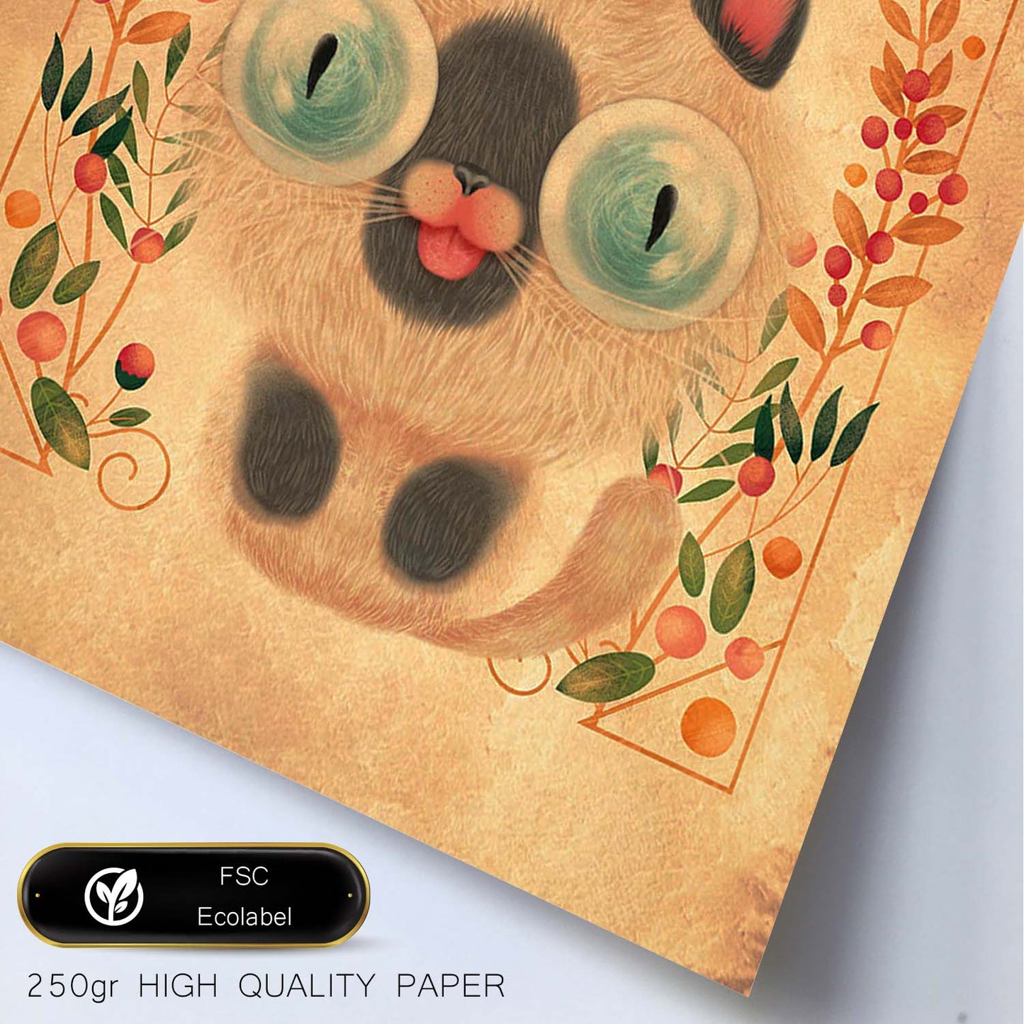 Lámina Animales fantásticos. Pósters con divertidos animales domésticos.-Artwork-Nacnic-Nacnic Estudio SL