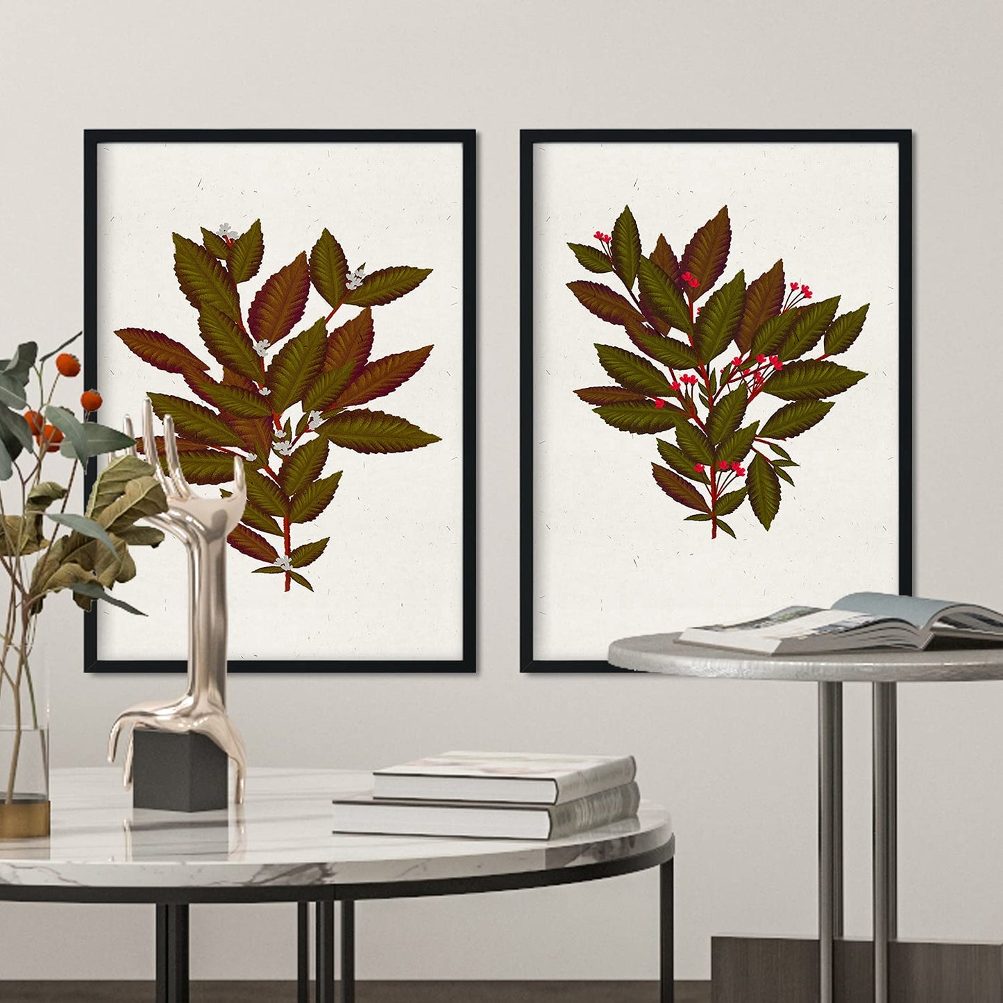Lámina Arbusto 14. Pósters de plantas,flores y arbustos en estilo Vintage.-Artwork-Nacnic-Nacnic Estudio SL