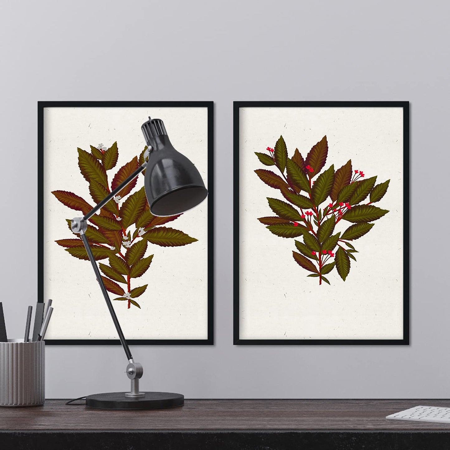 Lámina Arbusto 14. Pósters de plantas,flores y arbustos en estilo Vintage.-Artwork-Nacnic-Nacnic Estudio SL