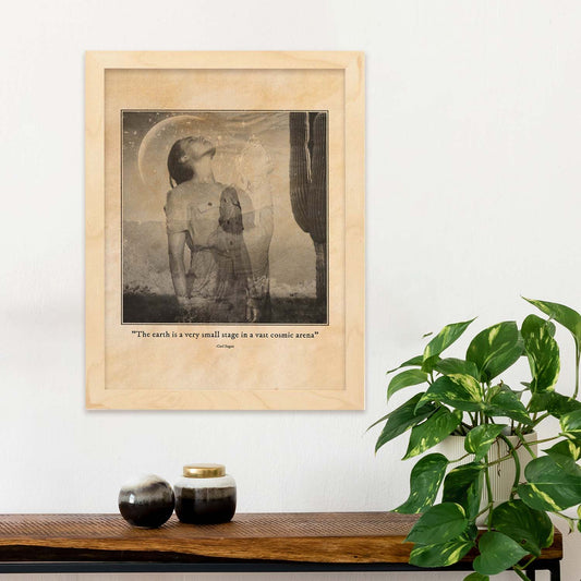 Lámina Arena cósmica. Pósters con ilustraciones de mujeres místicas y espiritualidad en estilo vintage.-Artwork-Nacnic-Nacnic Estudio SL