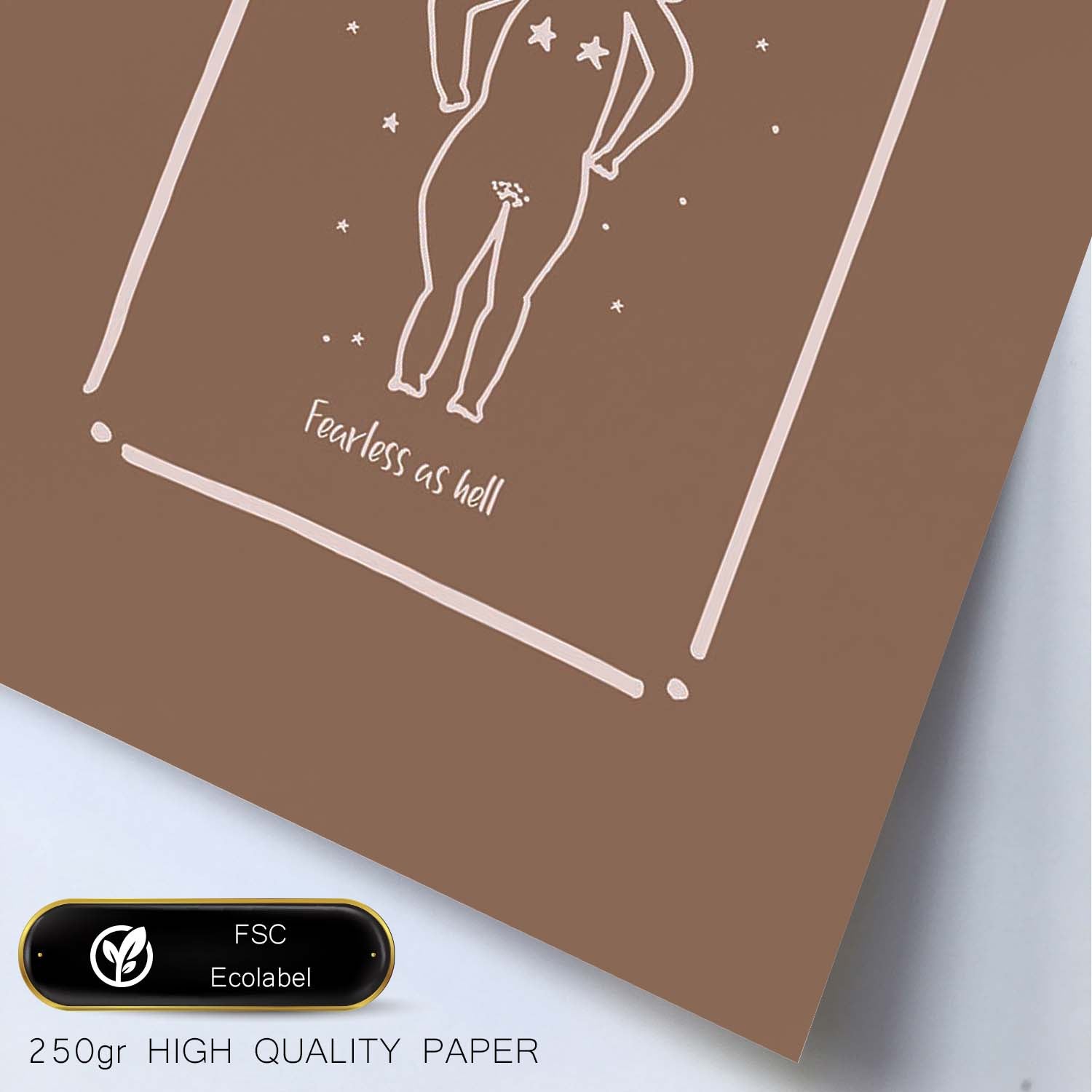 Lámina Aries. Pósters con ilustraciones femeninas de los signos del zodíaco.-Artwork-Nacnic-Nacnic Estudio SL