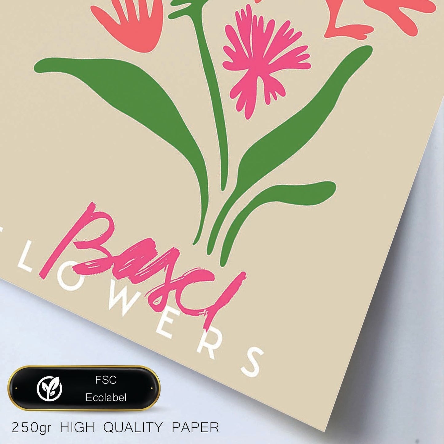 Lamina artistica decorativa con ilustración de Basilea de diseño floral abstracto-Artwork-Nacnic-Nacnic Estudio SL